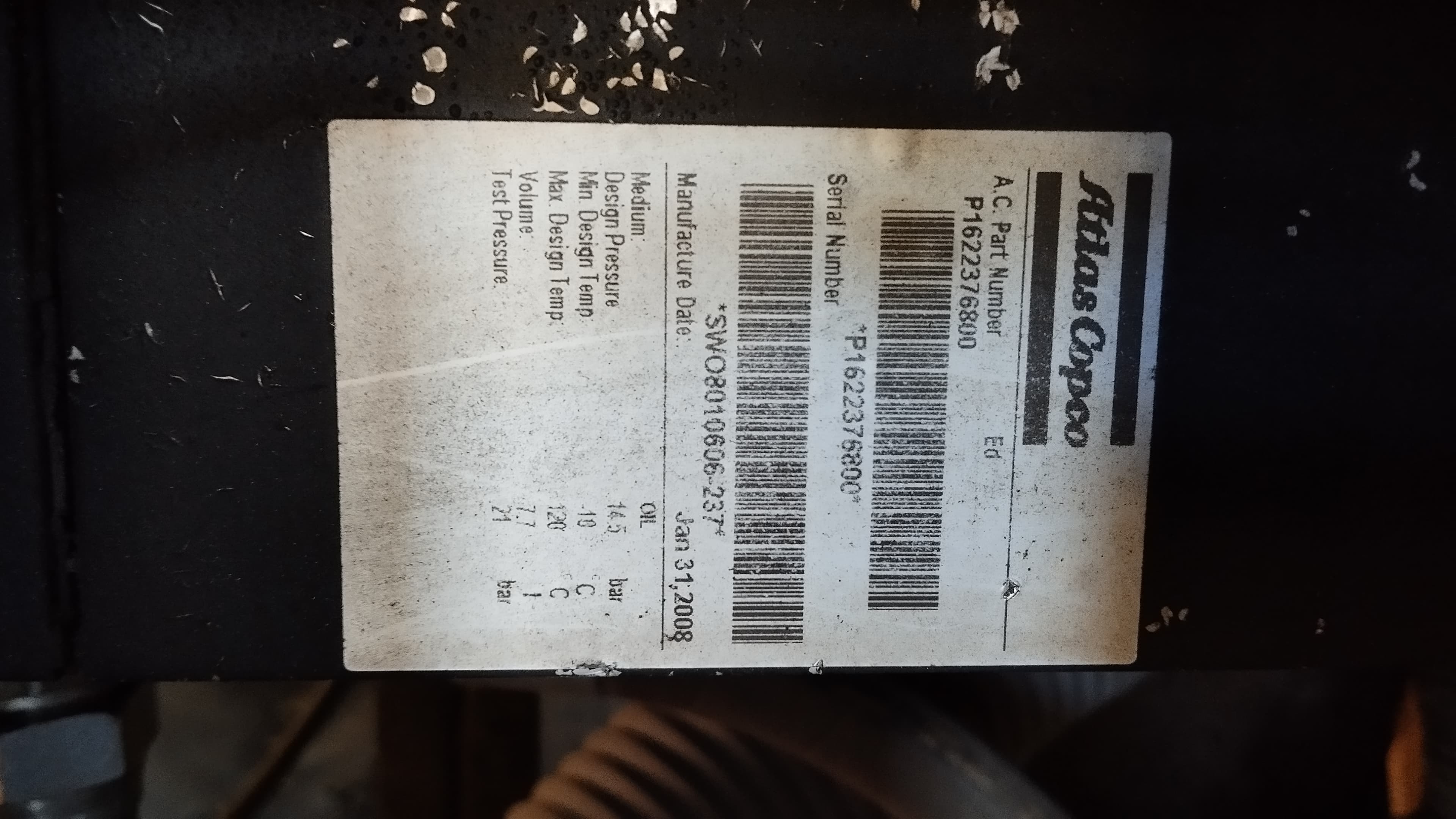 Compressor Atlas Copco · Ano 2008 — imagem 10