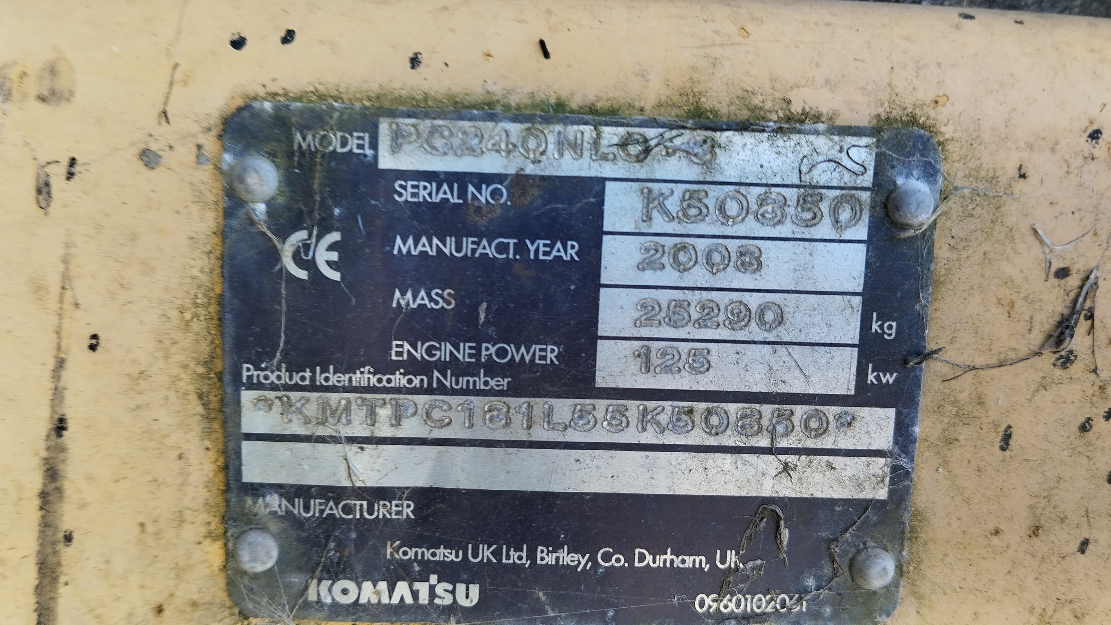 Pelleuse "KOMATSU PC240-8 NLC (1) — image 7