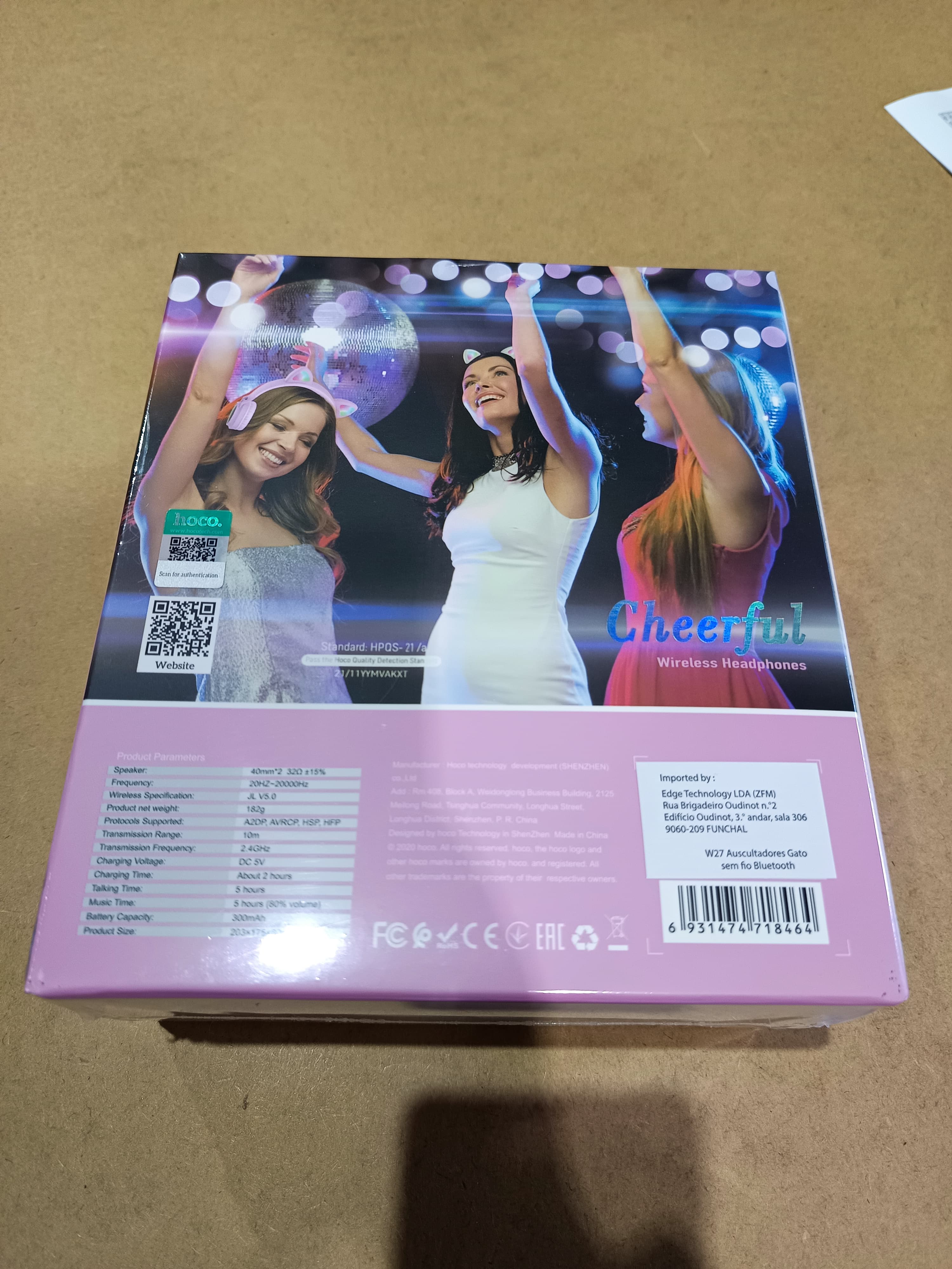 Auscultadores Bluetooth Hoco — imagem 5