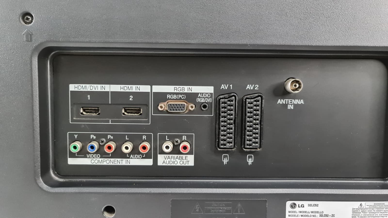 Televisão LG 32LC52 — imagen 5