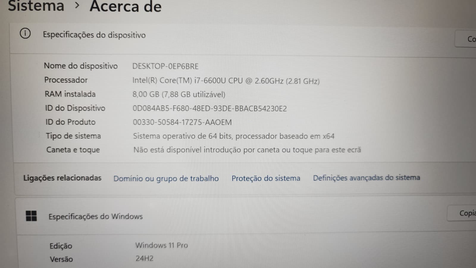Computador Portátil Lenovo ThinkPad T470s — imagem 9