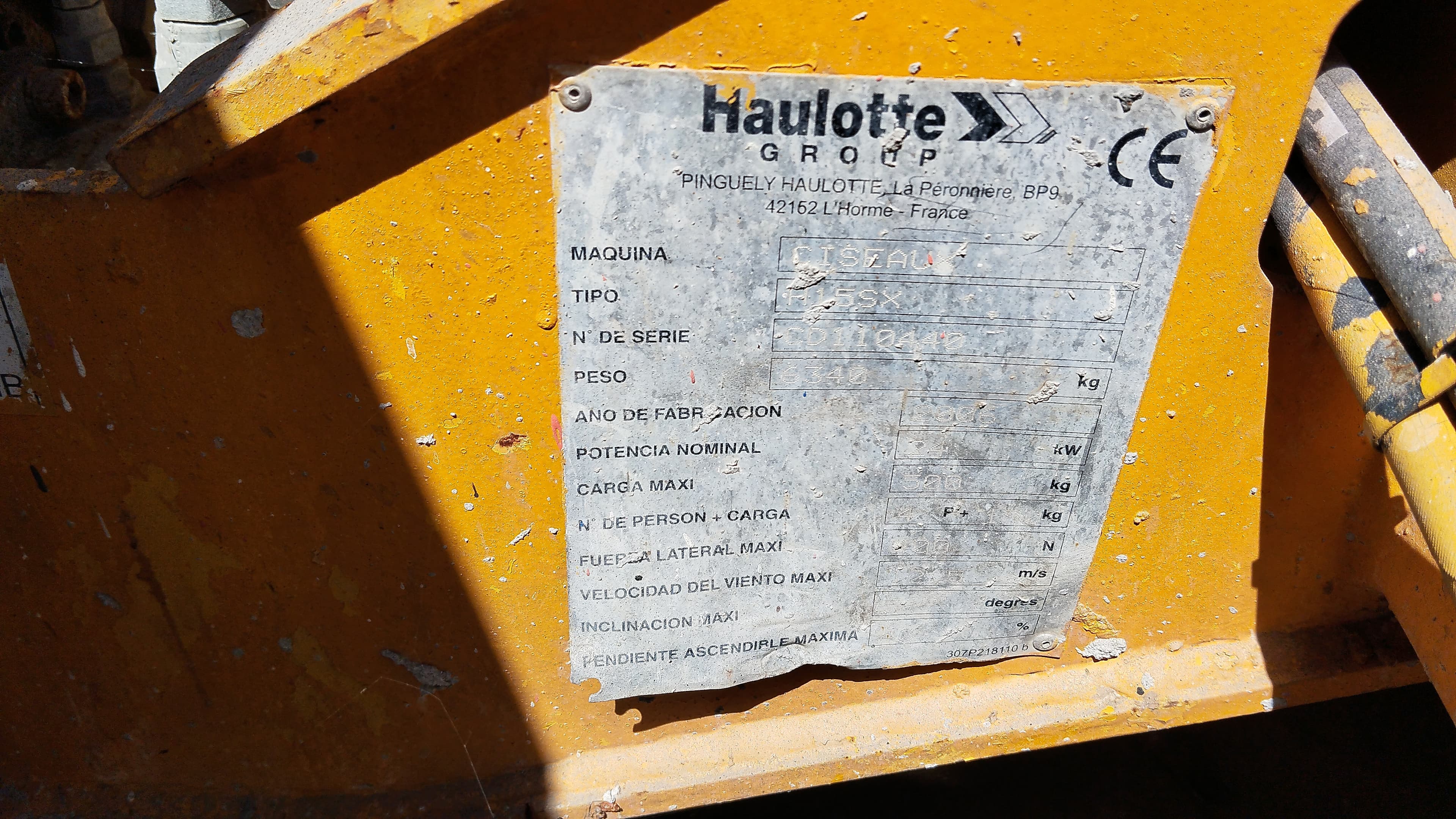 Plataforma elevatória HAULOTTE — imagen 11