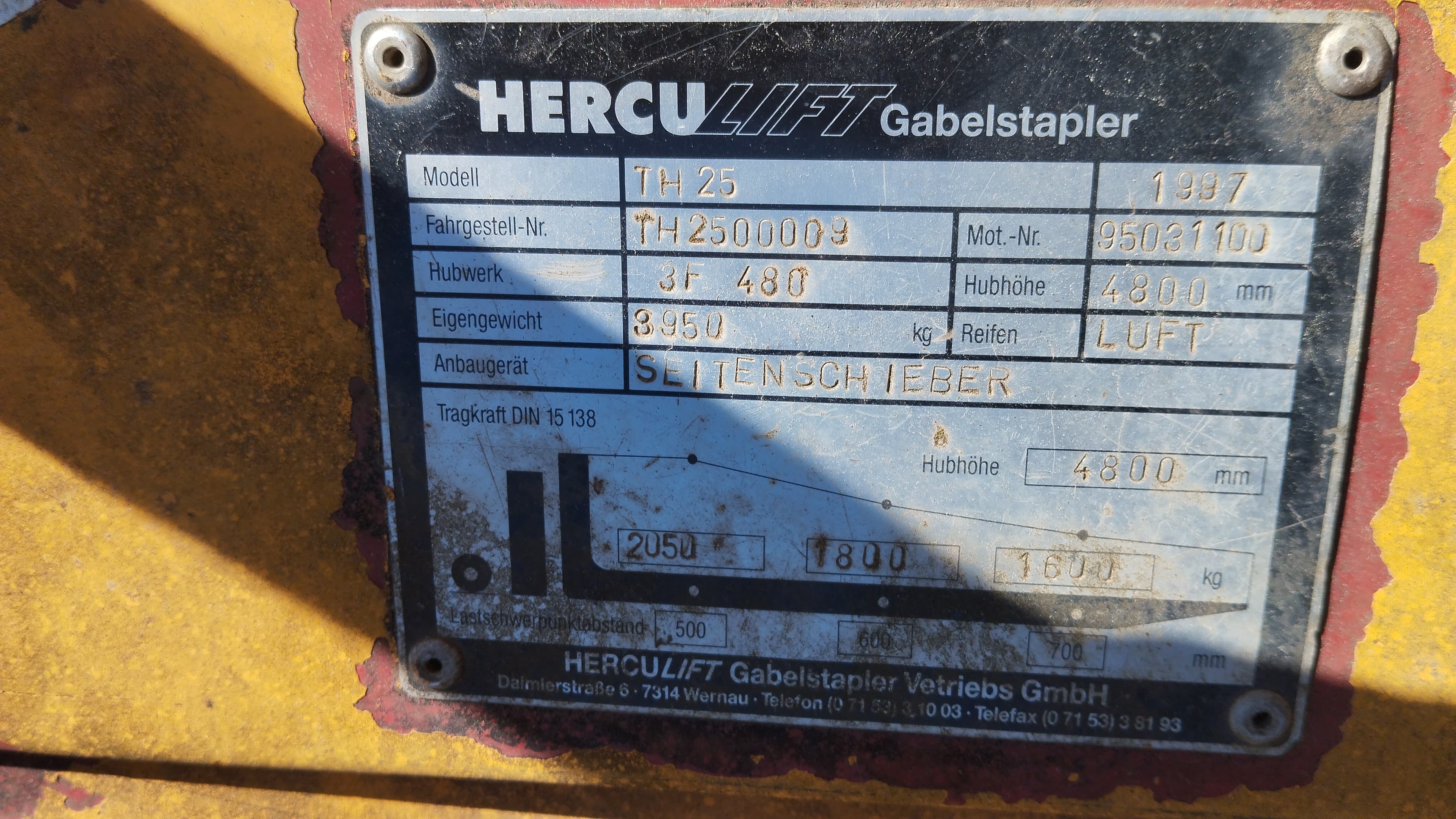 HERCU TH25 Forklift — image 7