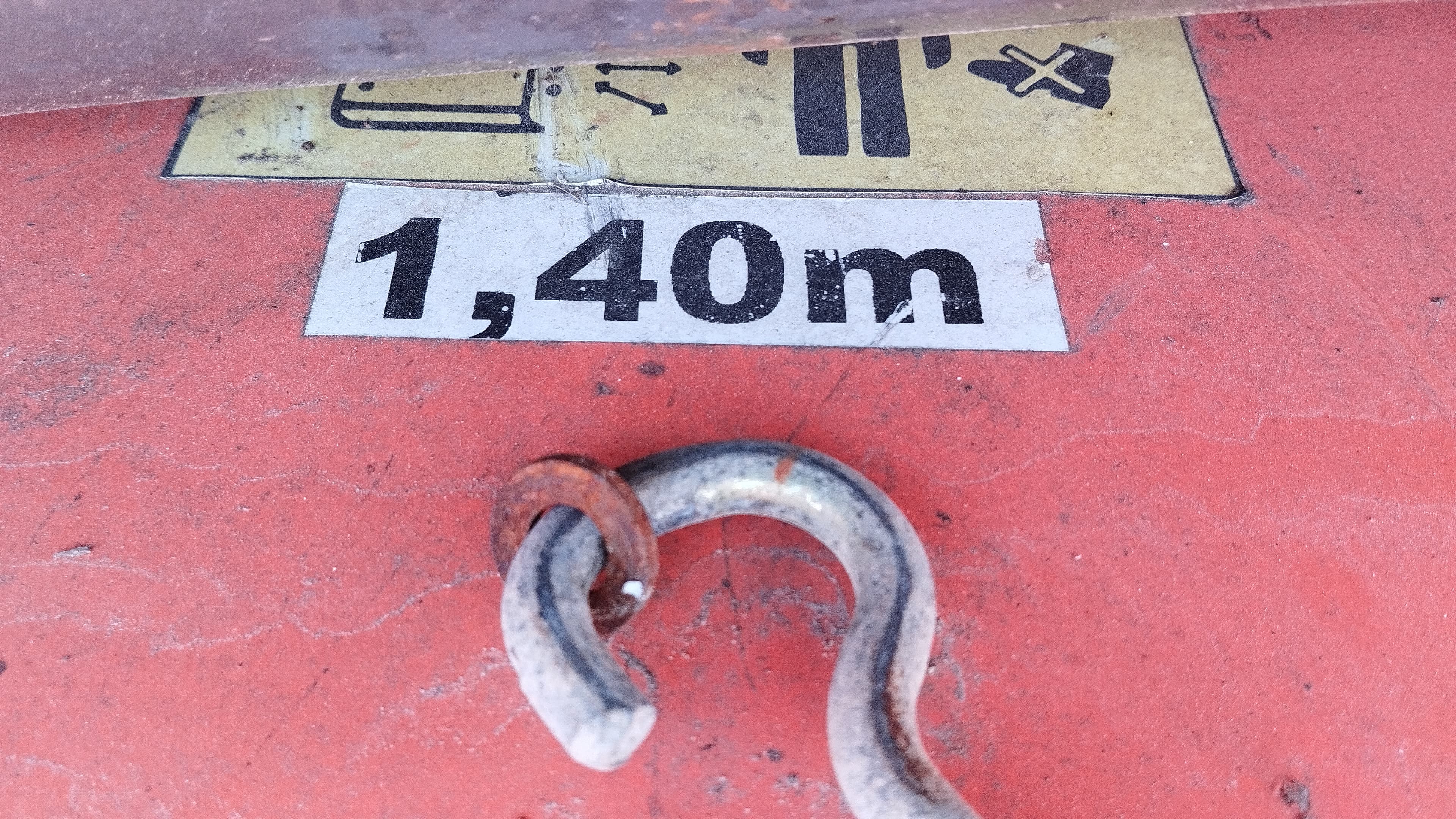Corta mato de correntes 1,40m — imagem 3