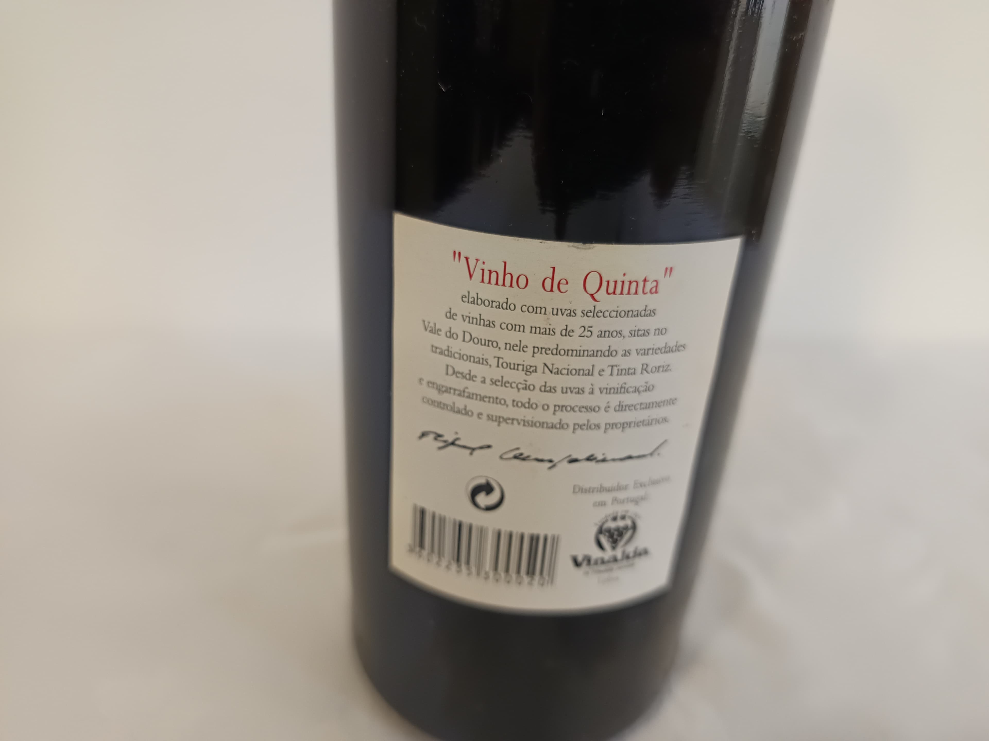 Garrafa de vinho Côtto Grande Escolha Douro 2000 — imagen 4