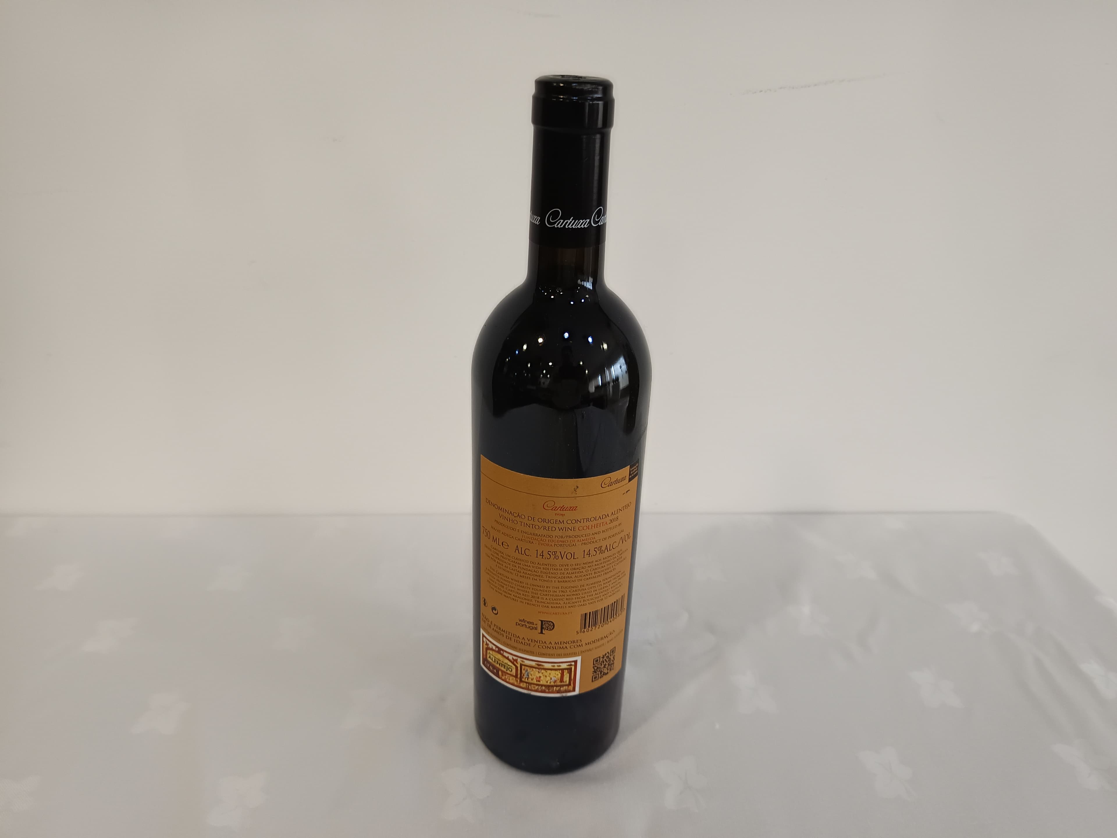 Garrafa de vinho tinto Cartuxa Reserva 2018 — imagem 3