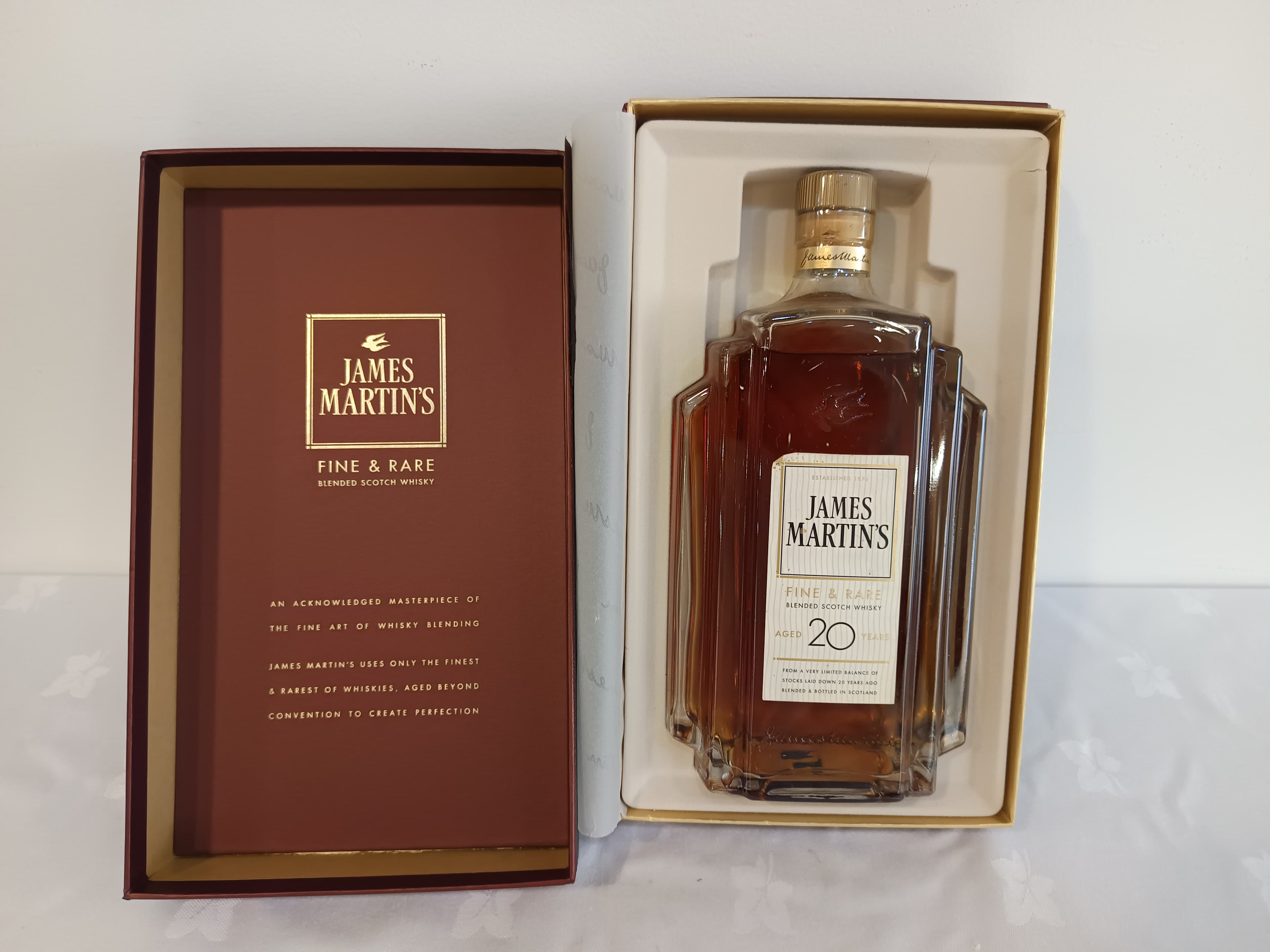 Garrafa de Whisky James Martin's 20 Anos — imagen 2