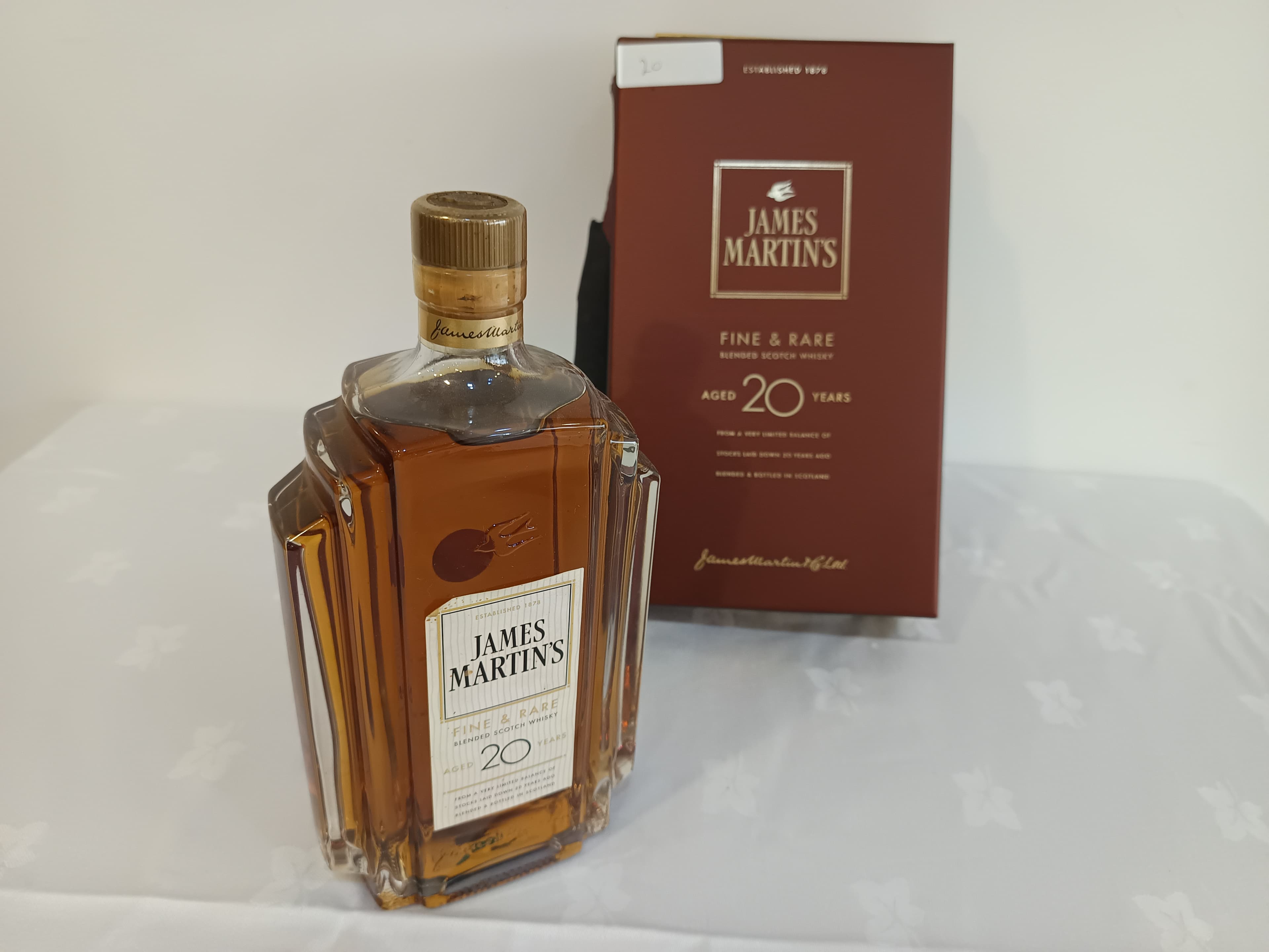 Garrafa de Whisky James Martin's 20 Anos — imagen 3