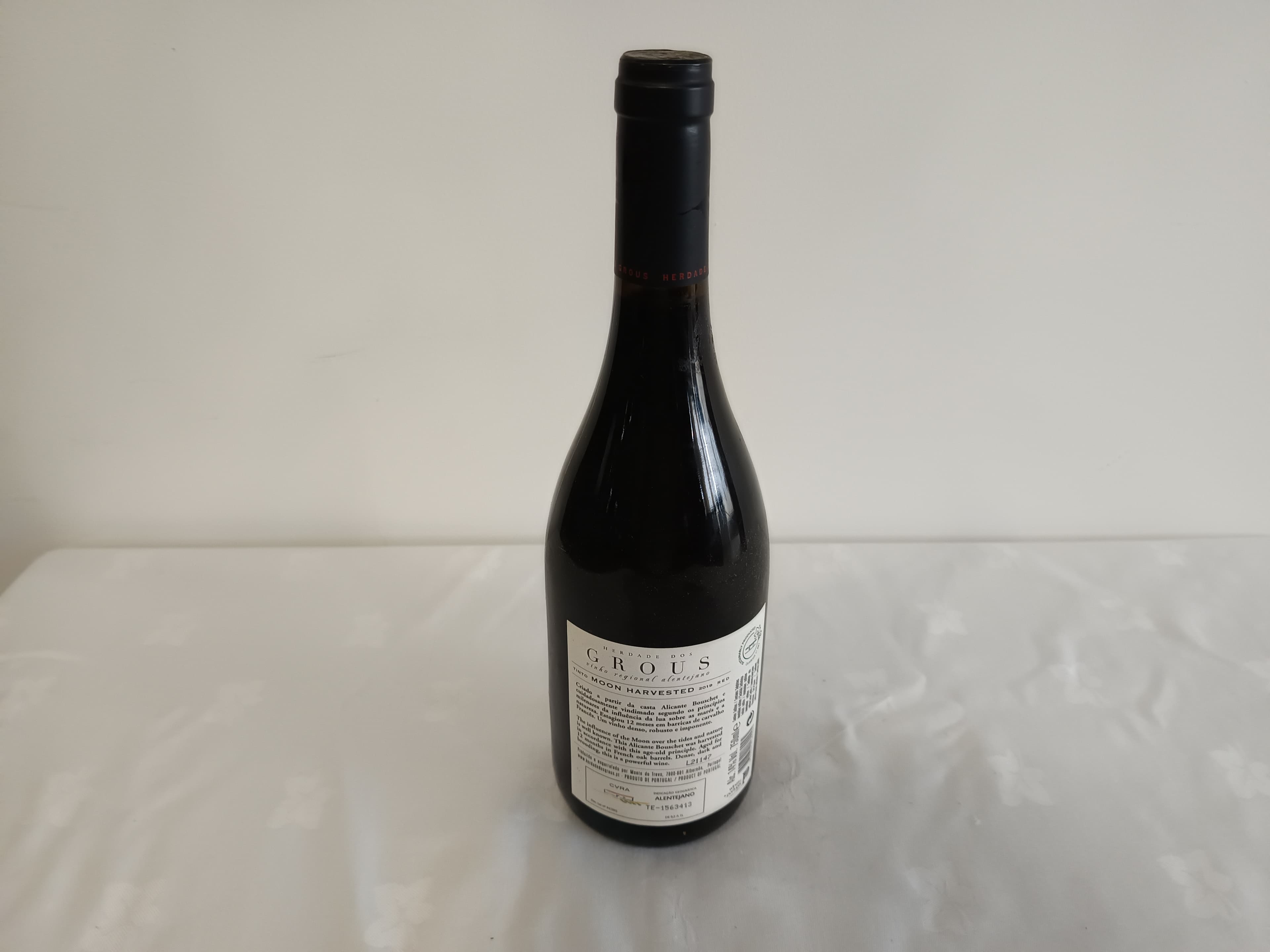 Garrafa de vinho tinto Herdade dos Grous Moon Harvested 2019 — imagen 3