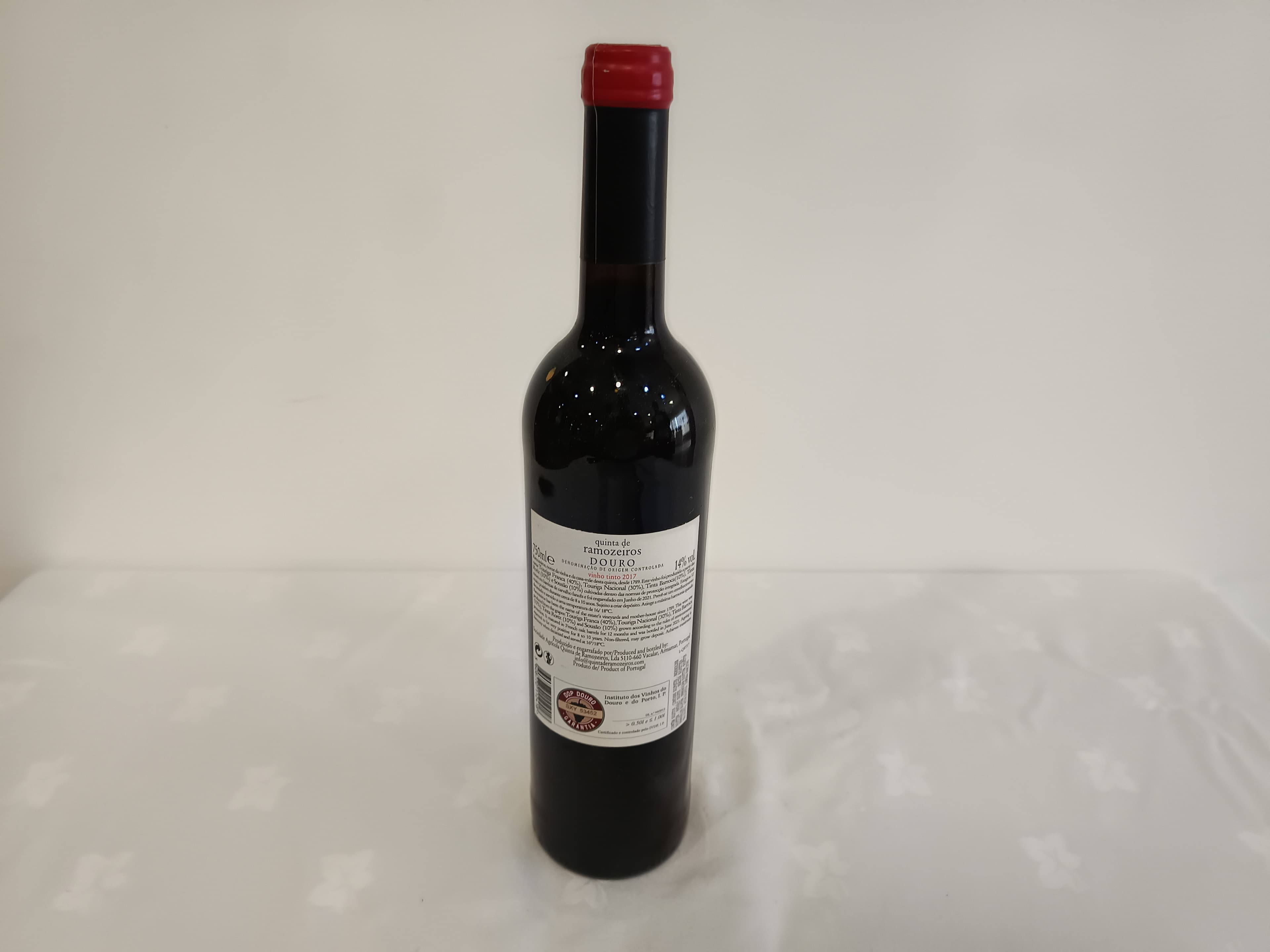 Garrafa de vinho tinto Quinta de Ramozeiros Douro 2017 — imagen 3