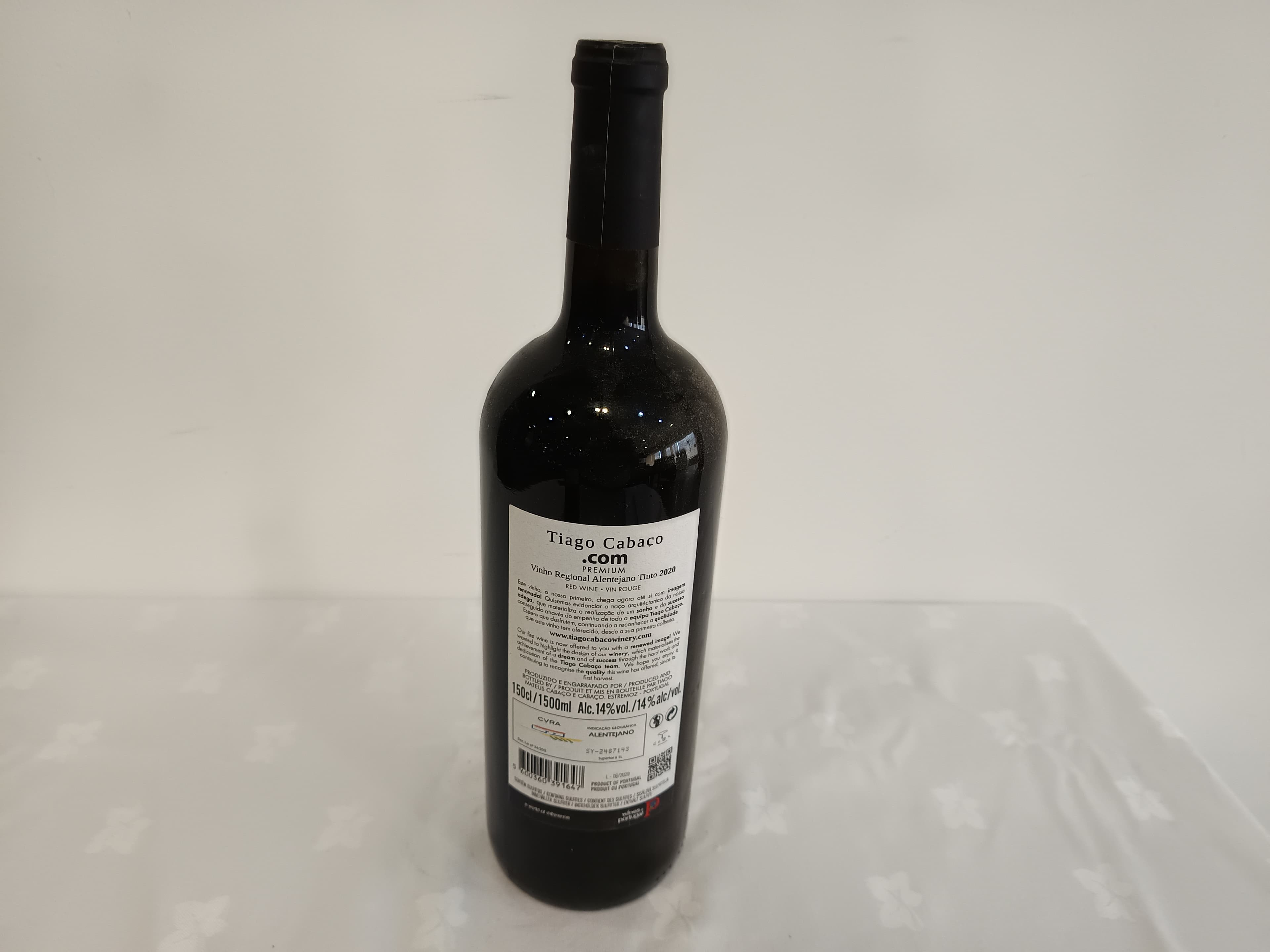 Garrafa de vinho tinto .com Preium Tiago Cabeço 2020 — imagem 3