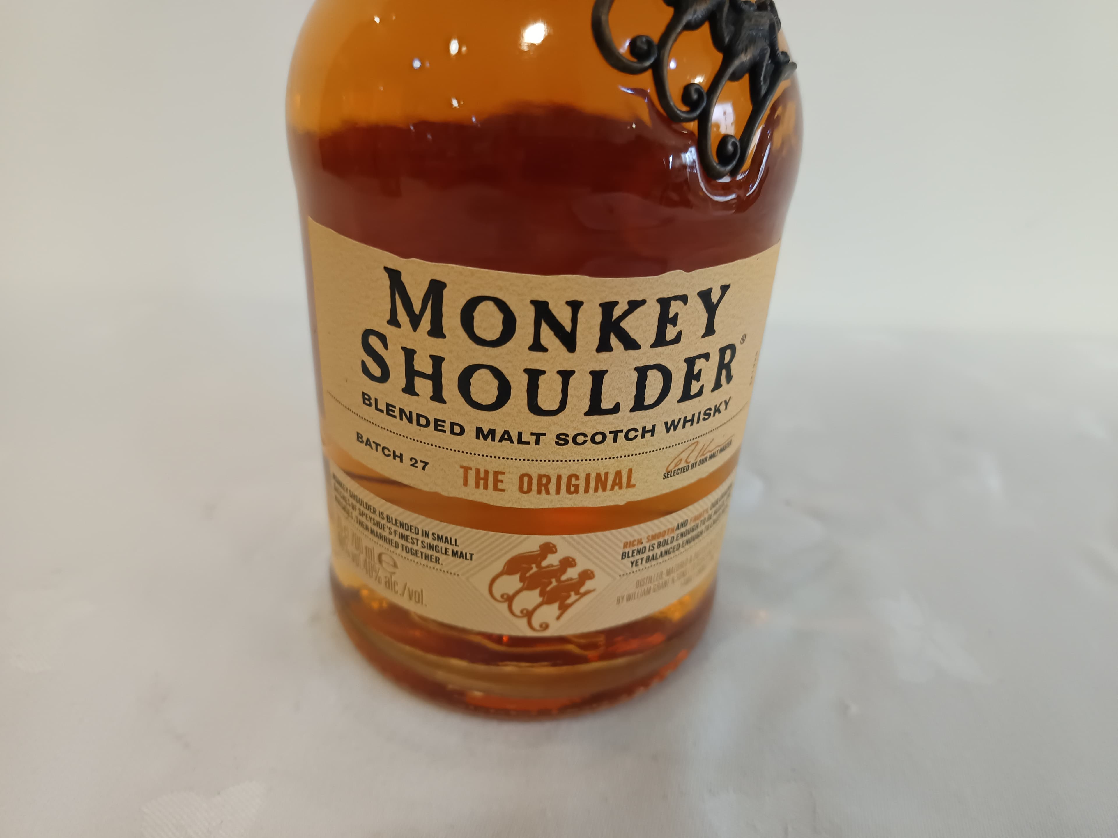 Garrafa de Whisky Monkey Shoulder The Original — imagem 2