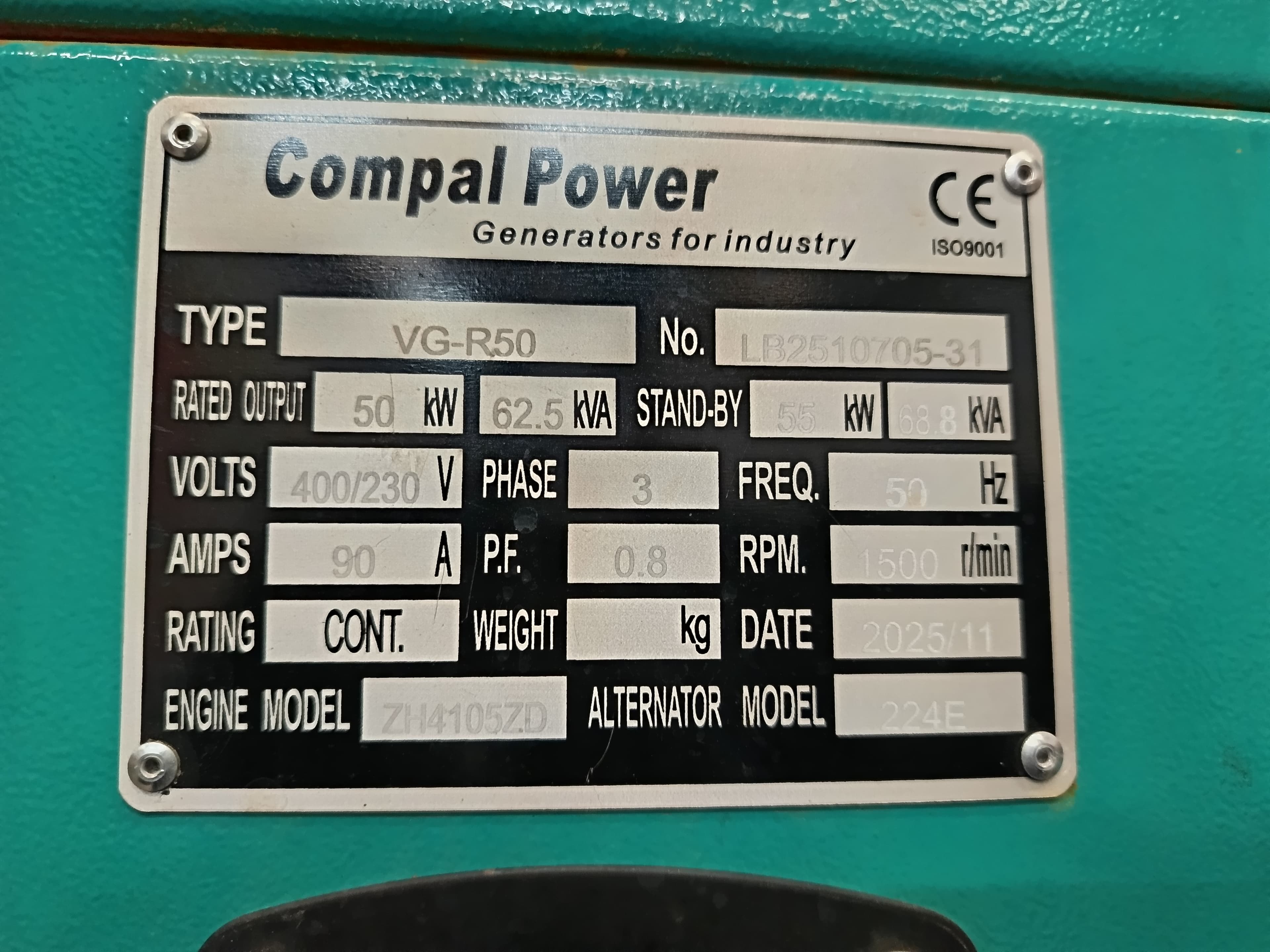 Gerador Compal VG-R50 · Ano 2025 — imagem 14