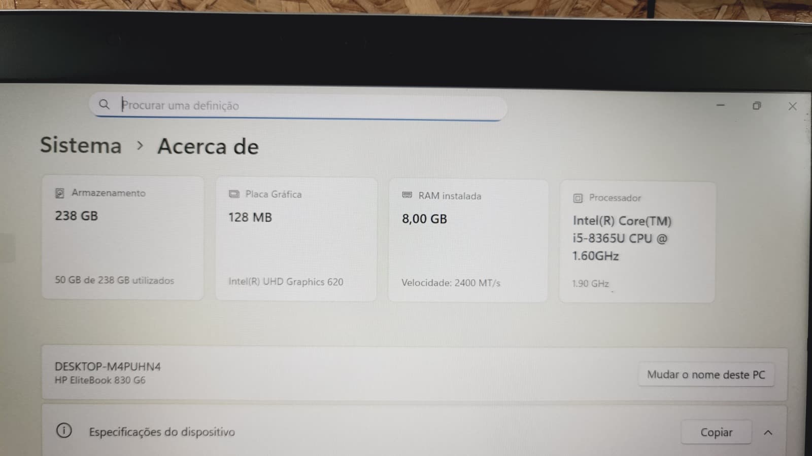 Computador portátil HP EliteBook 830 G6 — imagem 7
