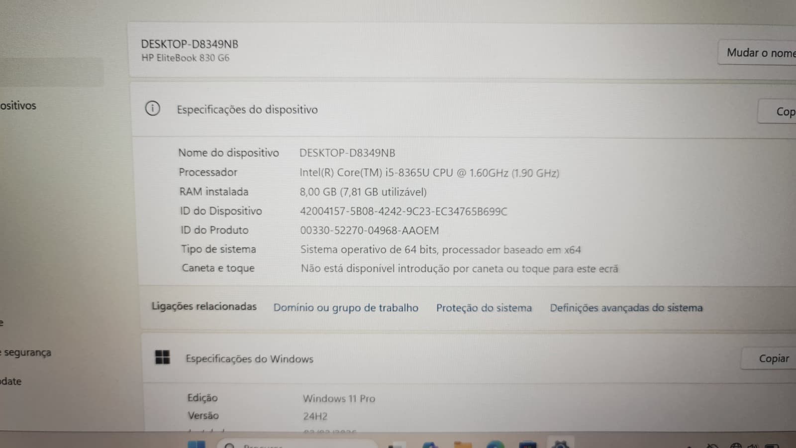 Computador portátil HP EliteBook 830 G6 — imagem 8