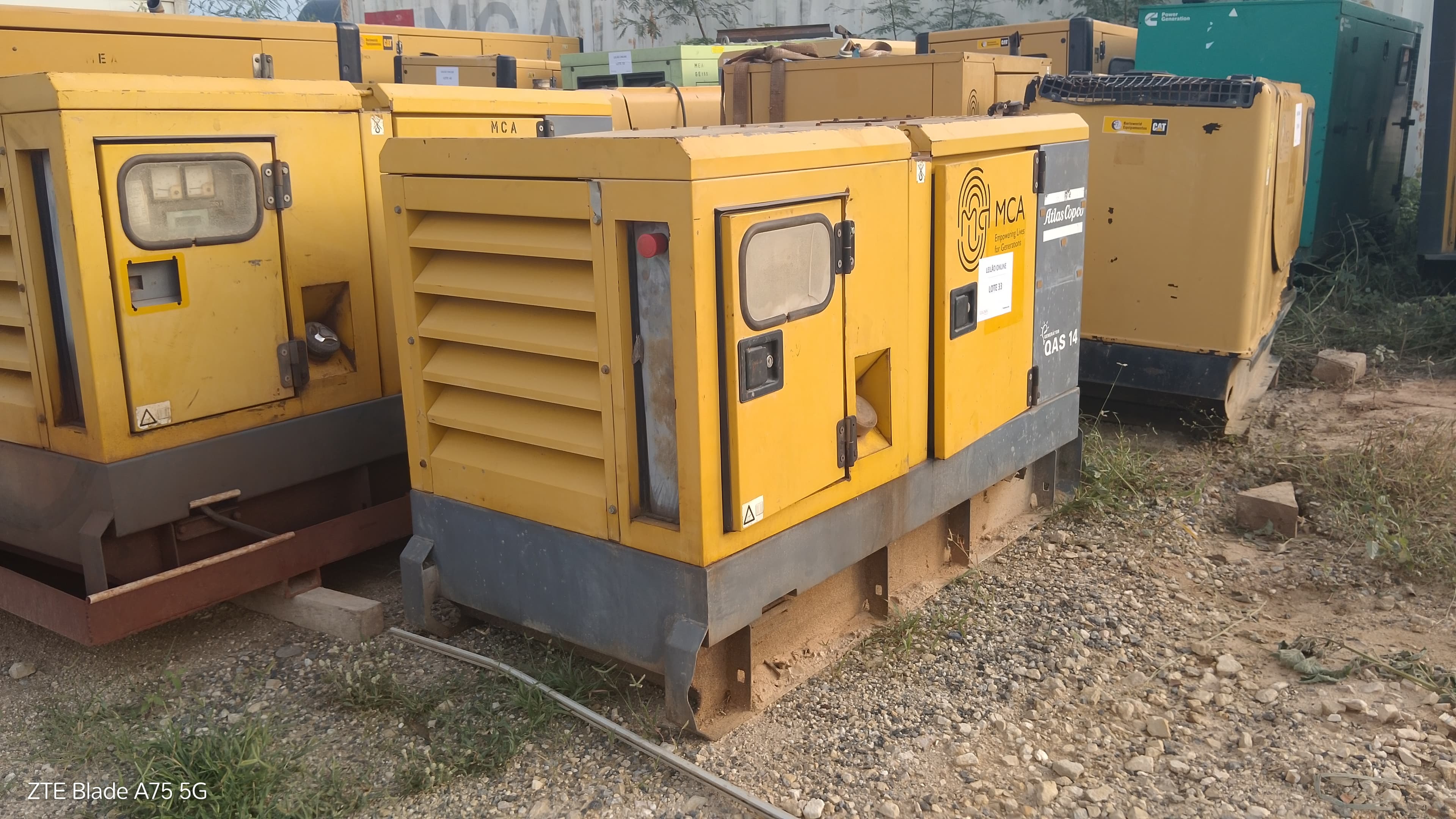 Gerador Atlas Copco 14-kVA — imagem 2