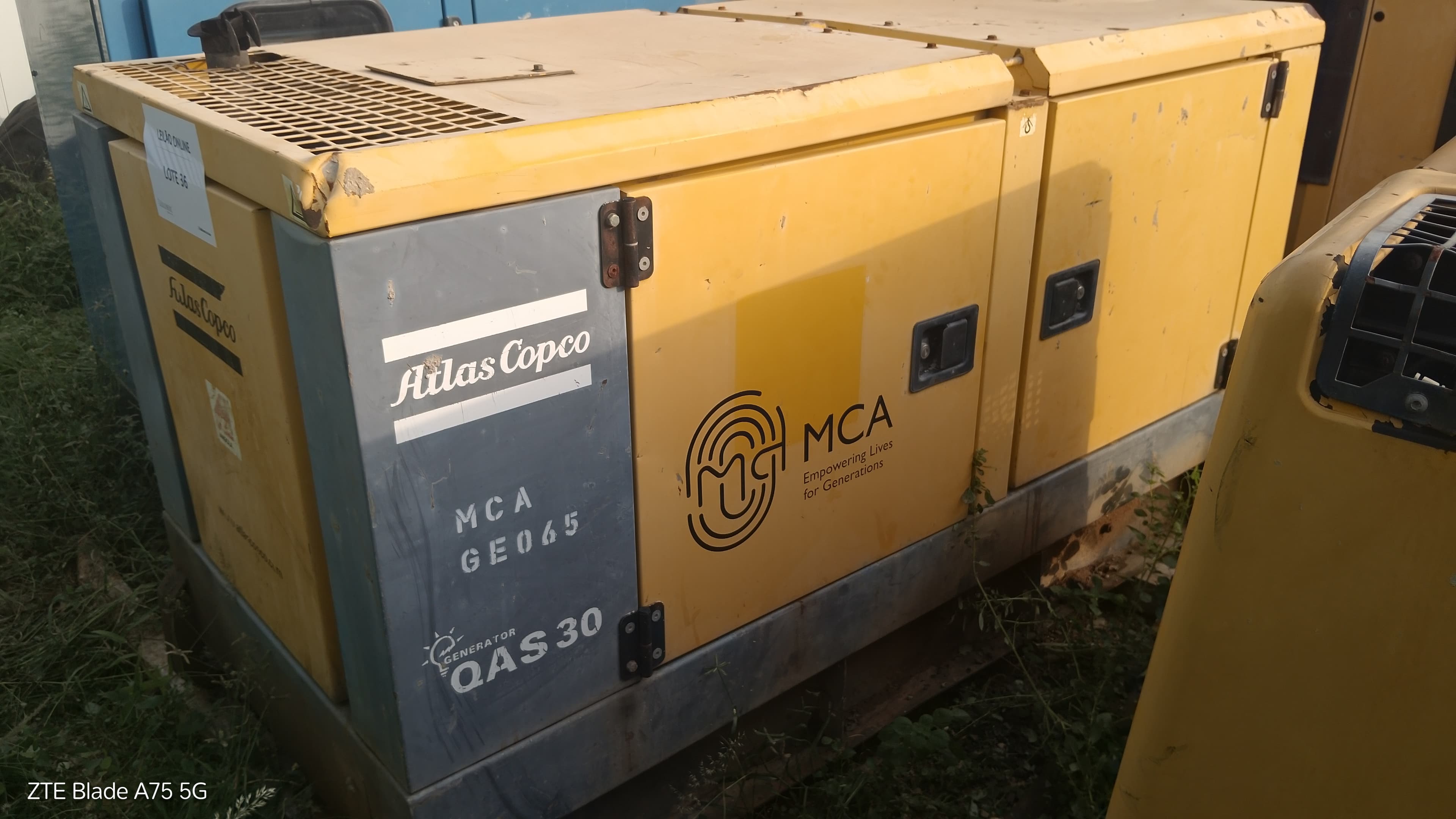Gerador Atlas Copco 30-kVA — imagen 3