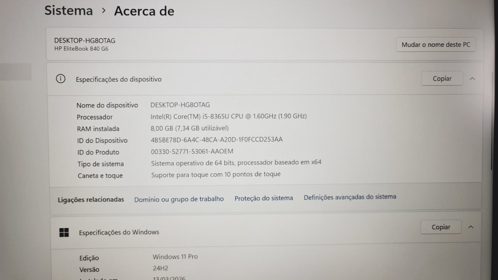 Portátil HP EliteBook 840 G6 — imagen 10