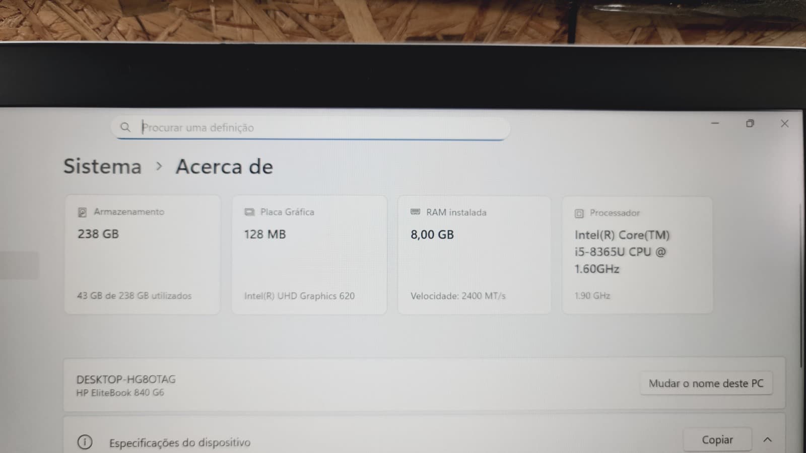 Portátil HP EliteBook 840 G6 — imagen 8