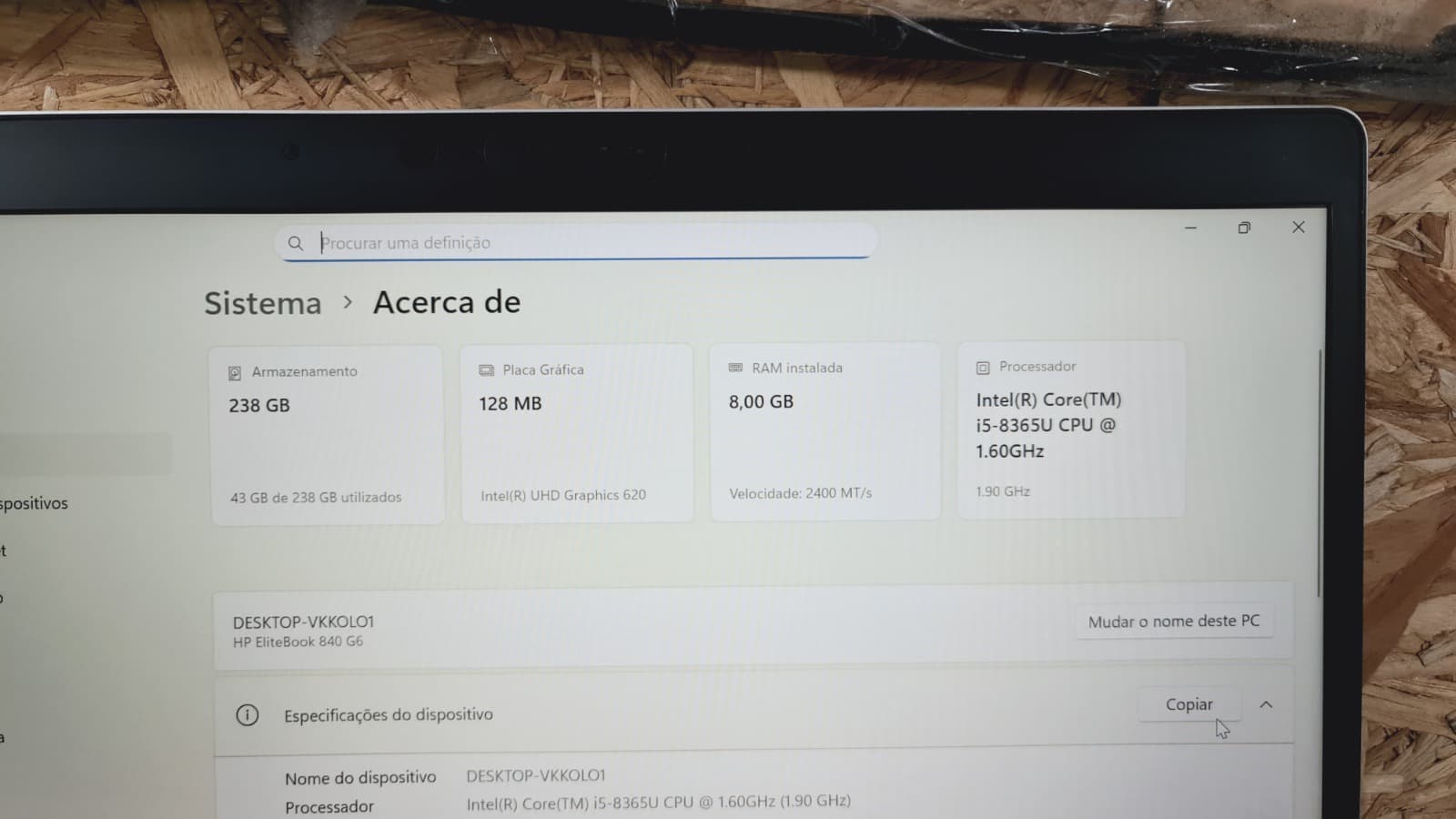 Portátil HP EliteBook 840 G6 — imagen 9