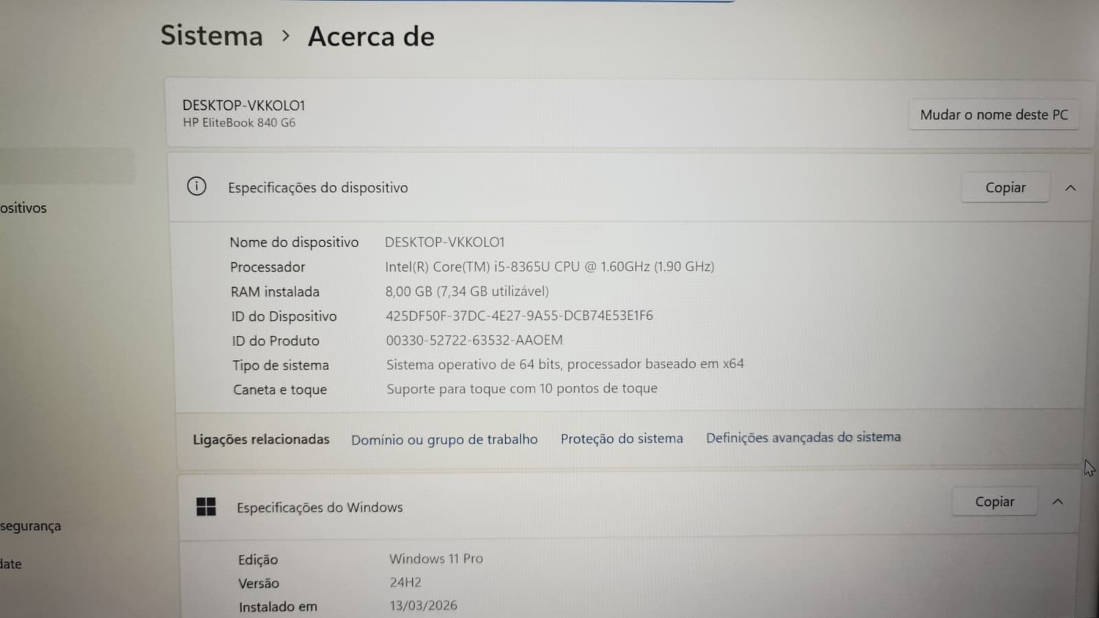 Portátil HP EliteBook 840 G6 — imagen 8