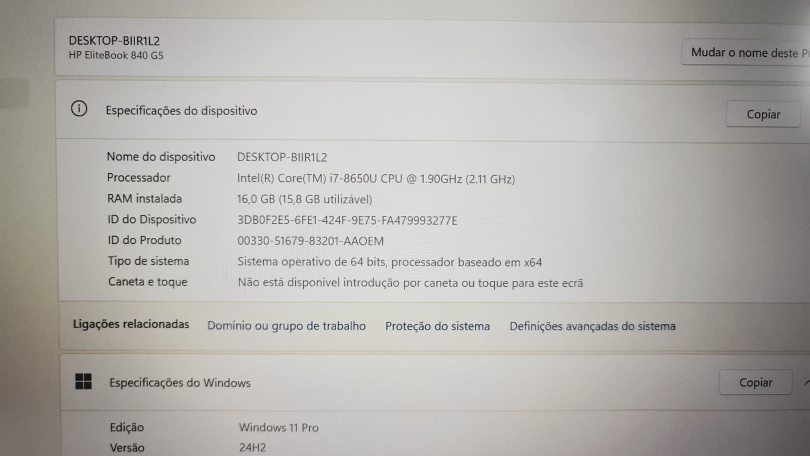 Computador portátil HP EliteBook 840 G5 — imagen 9