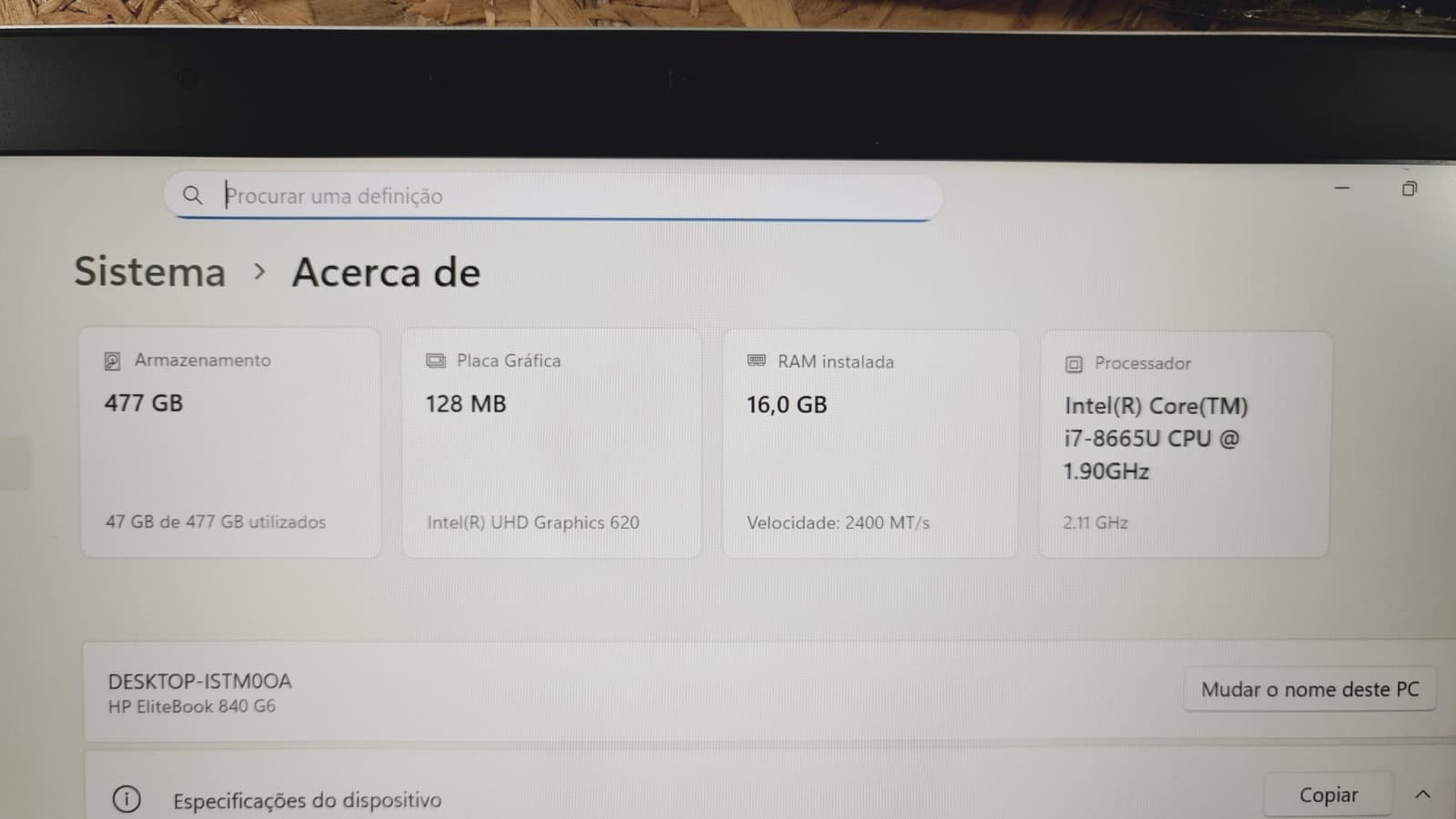 Portátil HP EliteBook 840 G6 — imagen 9