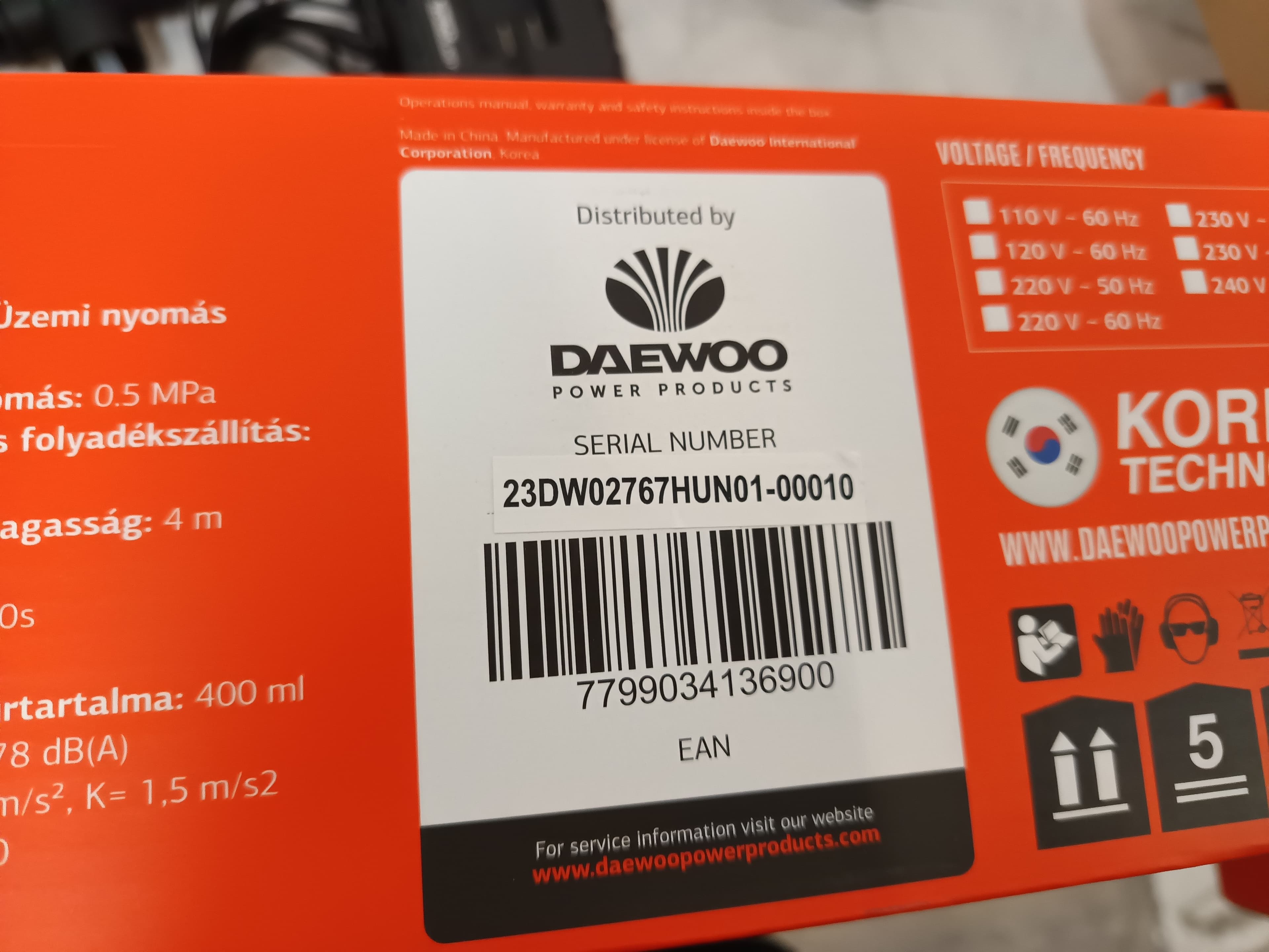 Pistola de pressão Daewoo — imagen 6