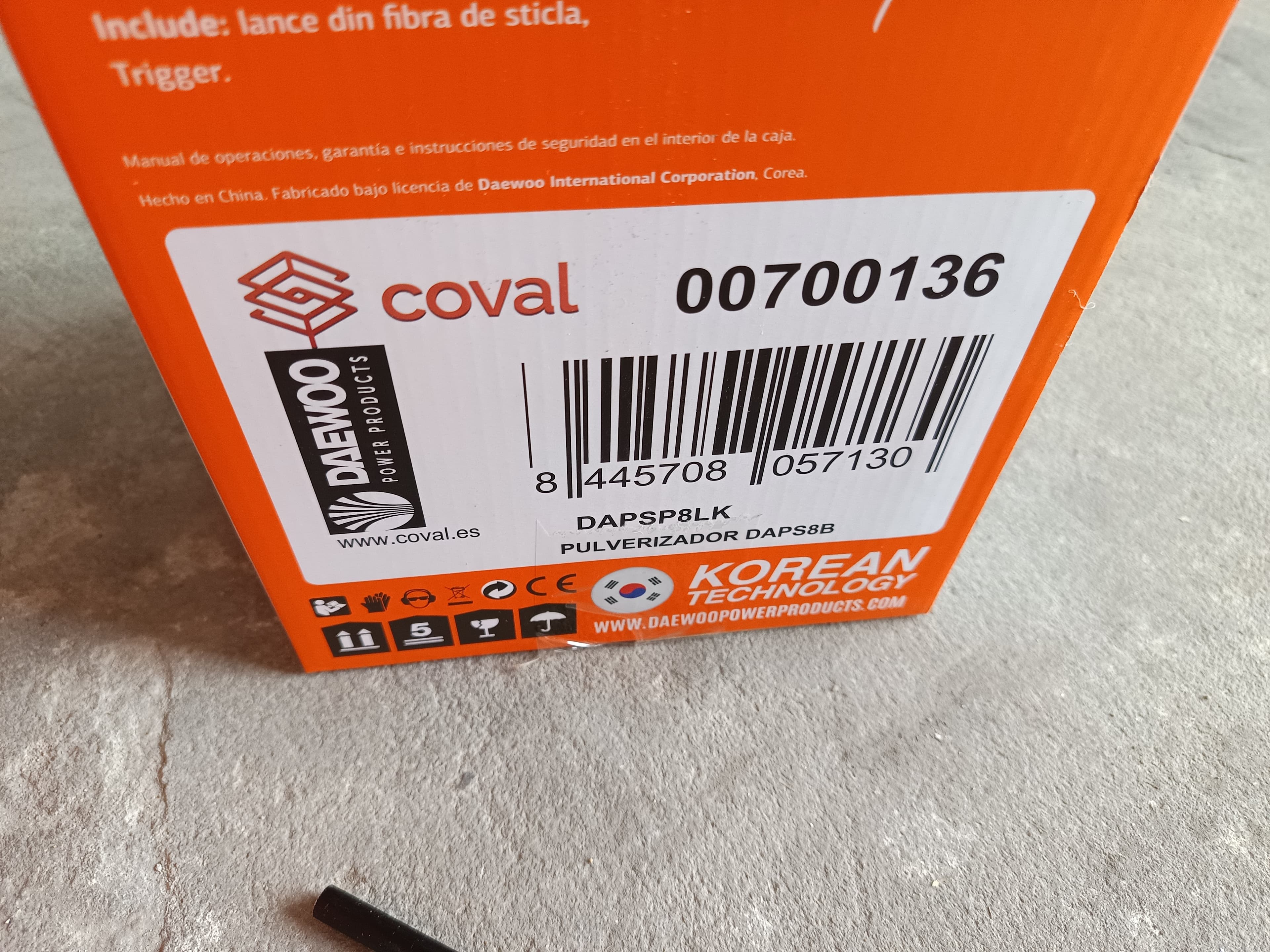 Pulverizador Daewoo — imagen 5