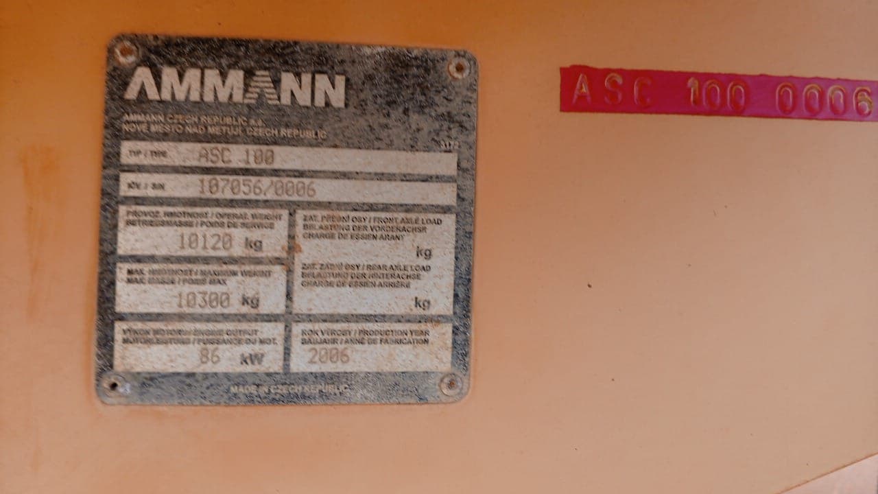 Rolo Compactador AMMANN ASC 100 — image 3