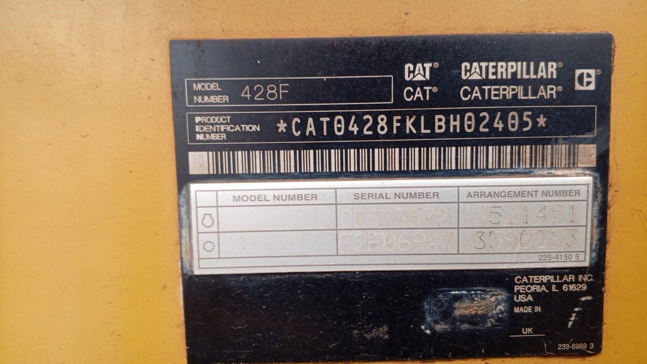 Retroescavadeira CAT 428F — imagem 3