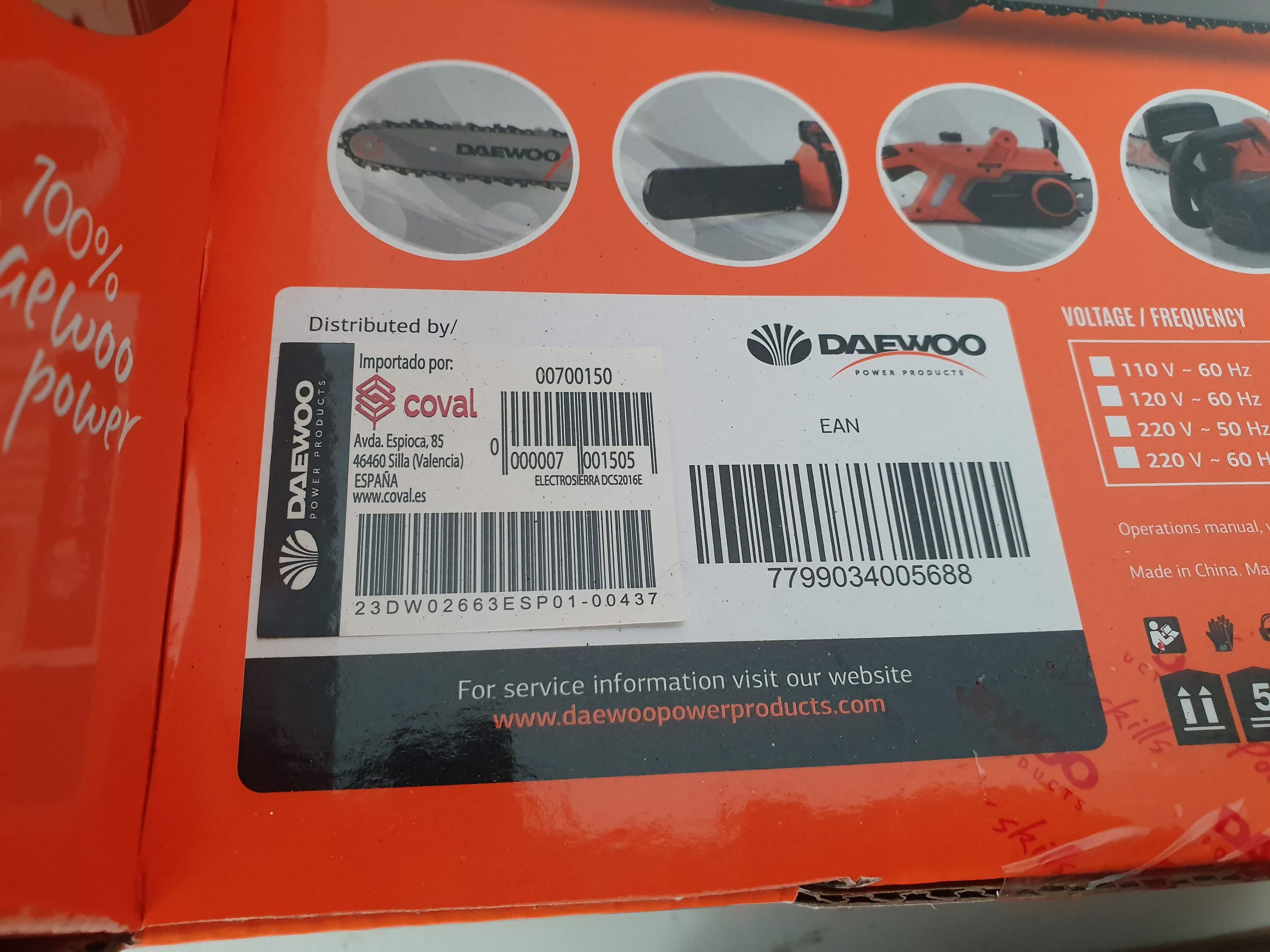 Moto sierra Daewoo — imagen 7