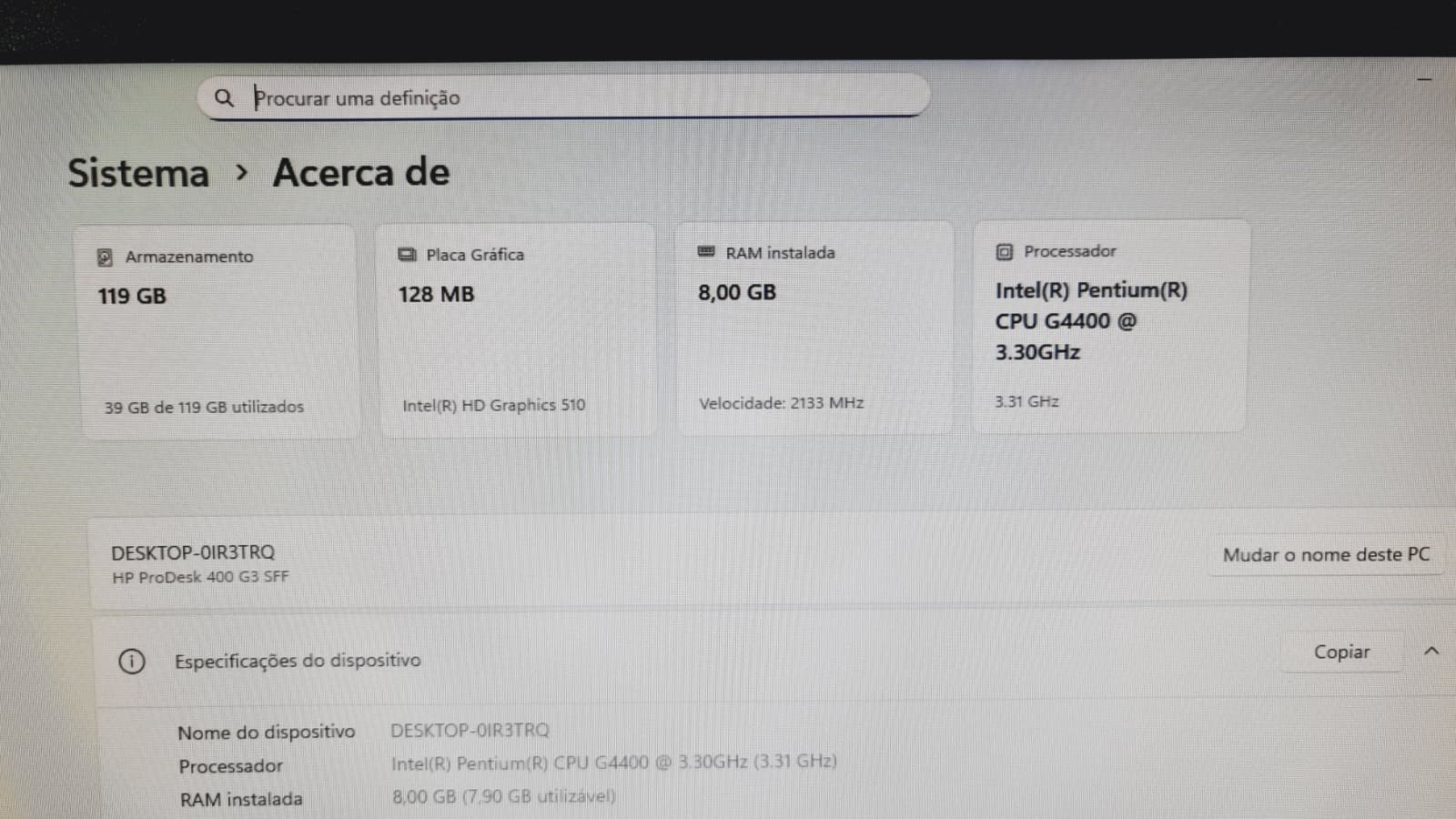Ordenador HP ProDesk 400 G3 SFF — imagen 6