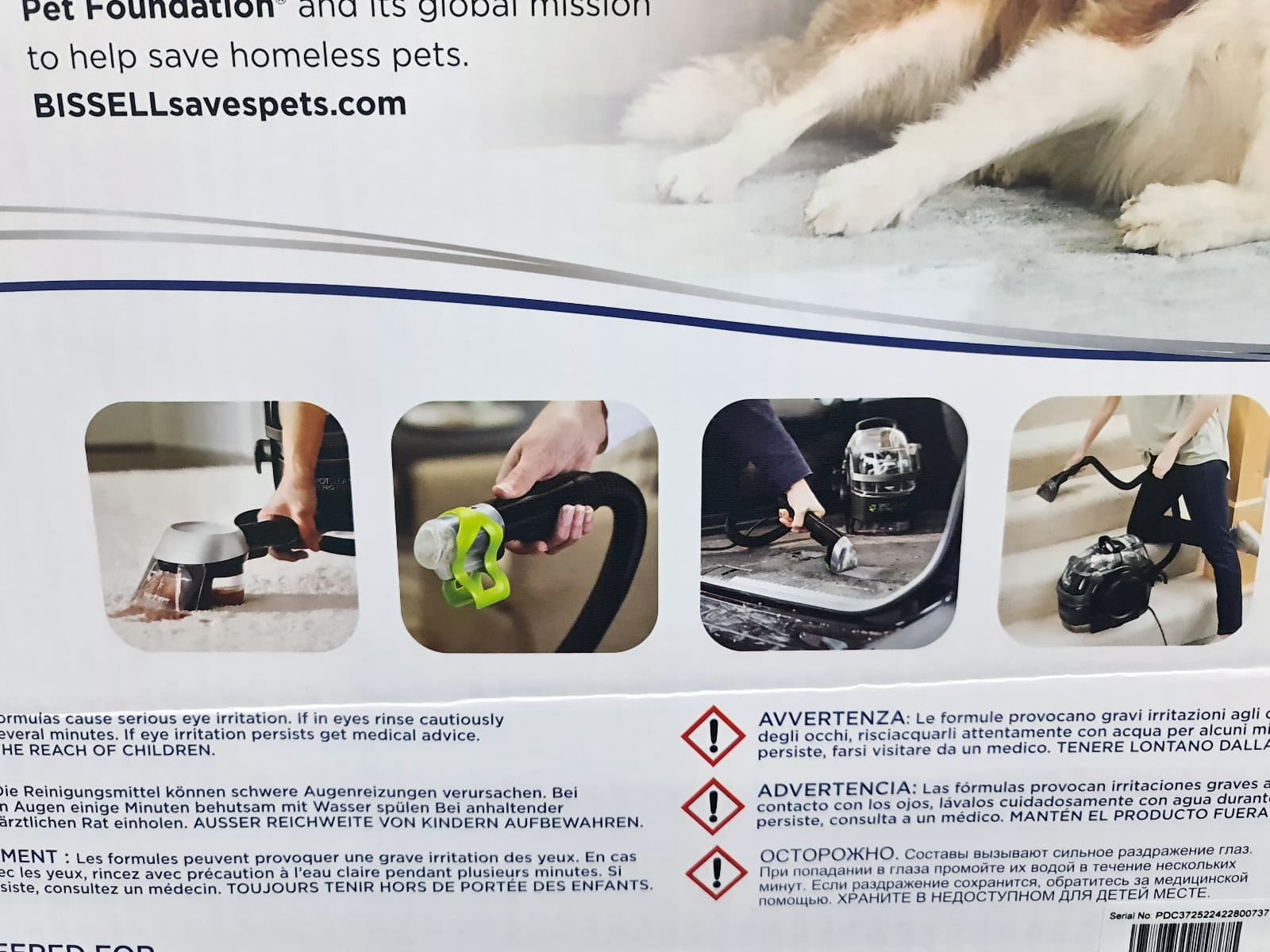 Aspirador com limpeza a vapor Bissell Spotclean Pet Pro Plus — imagem 14