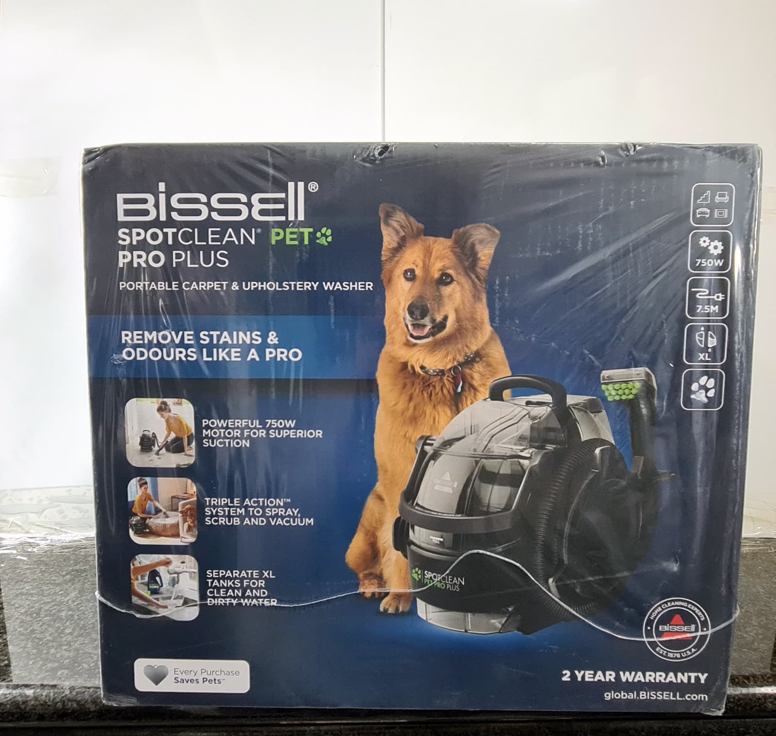 Aspirador com limpeza a vapor Bissell Spotclean Pet Pro Plus — imagen 9