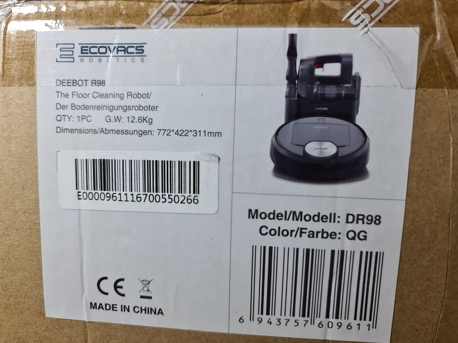 Aspirador Robot Ecovacs Deebot R98 — imagen 11