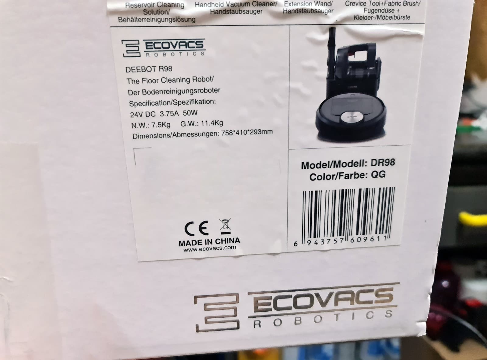 Aspirador Robot Ecovacs Deebot R98 — imagem 15