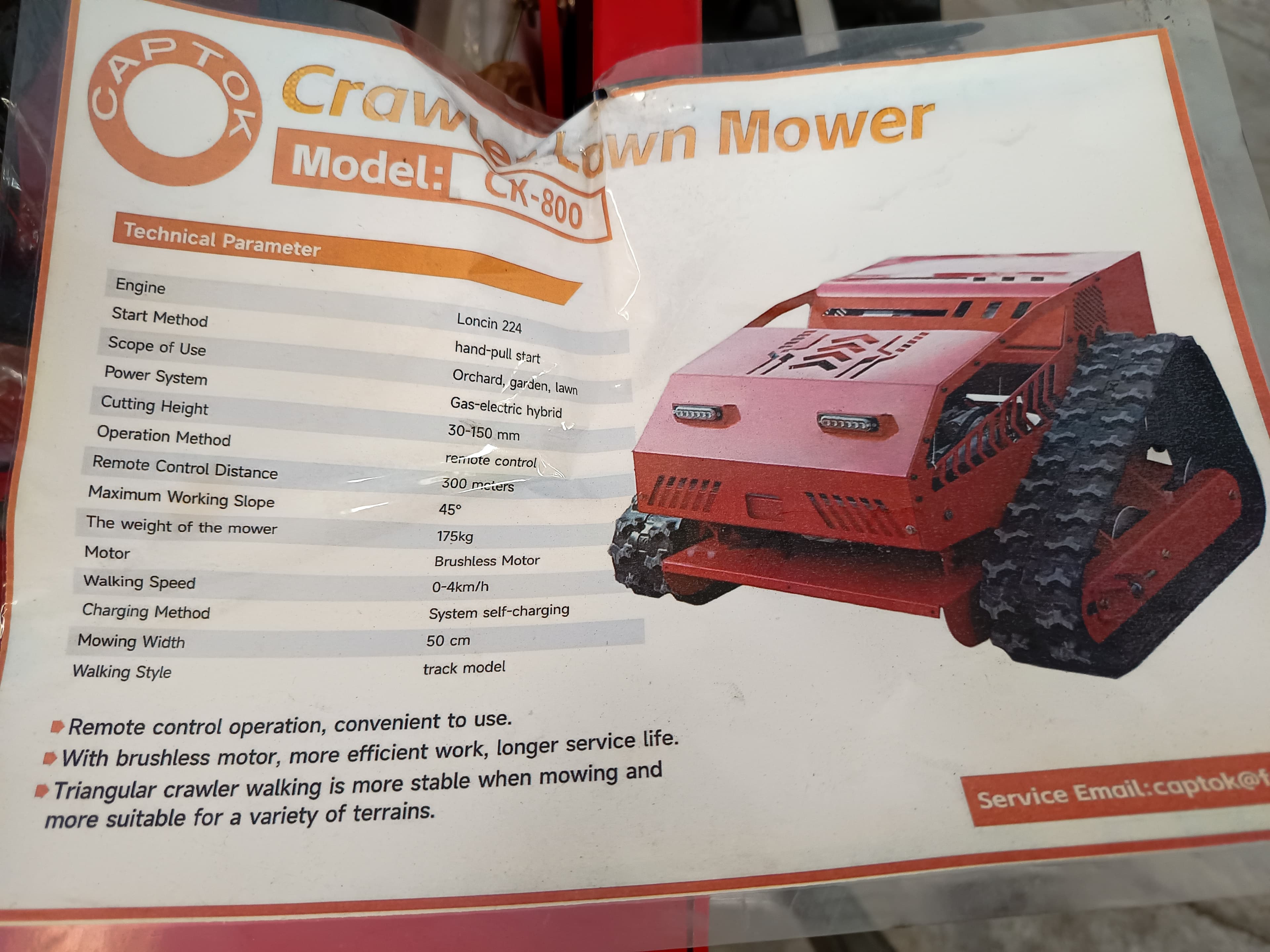 Corta relva Captok — imagen 6