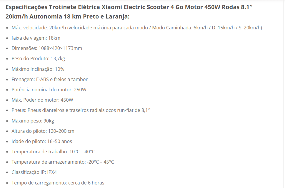 Eletric Scooter Xiaomi 4 Go — imagen 5