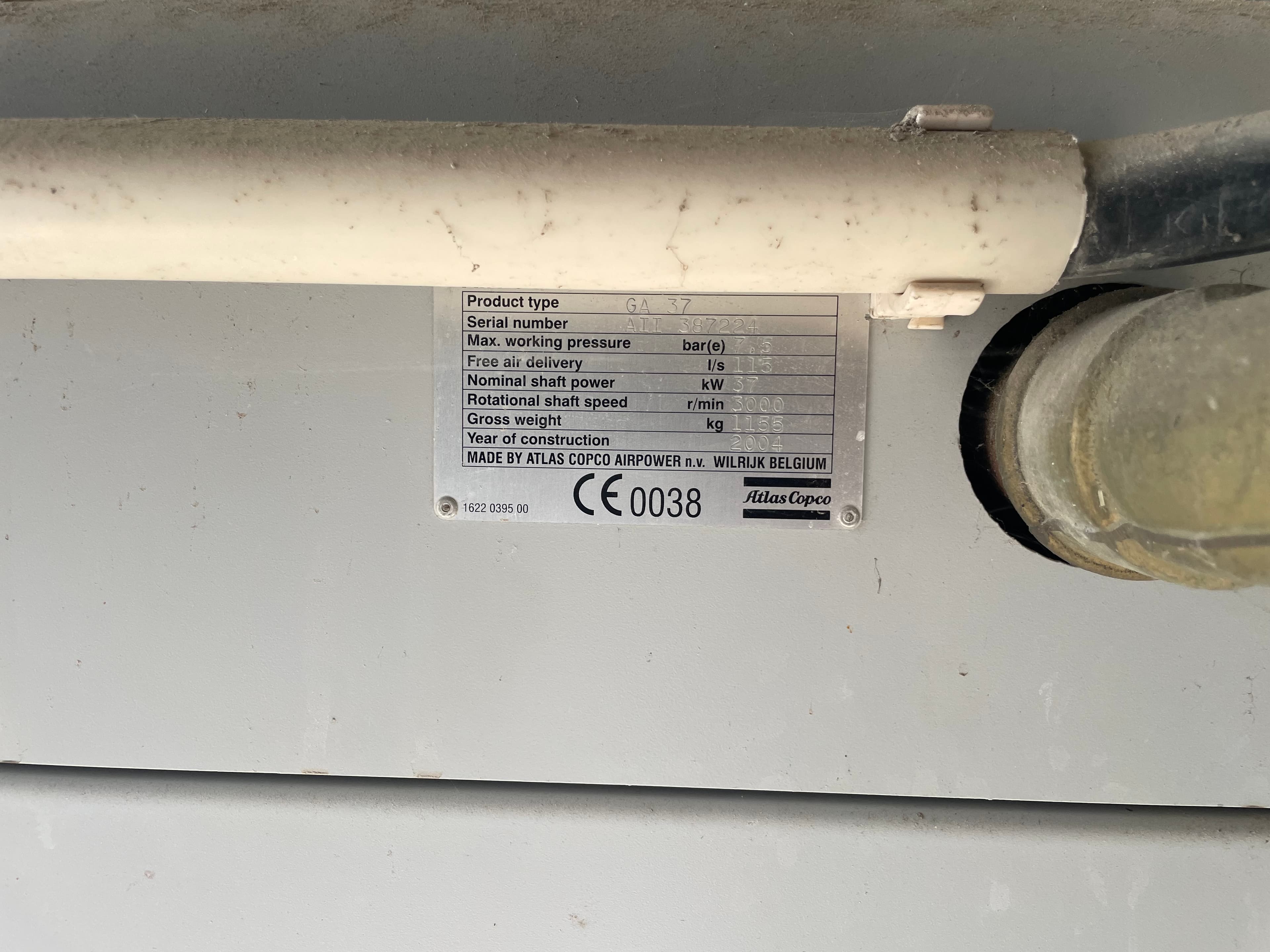 Compressor Atlas Copco GA 37 — imagem 2