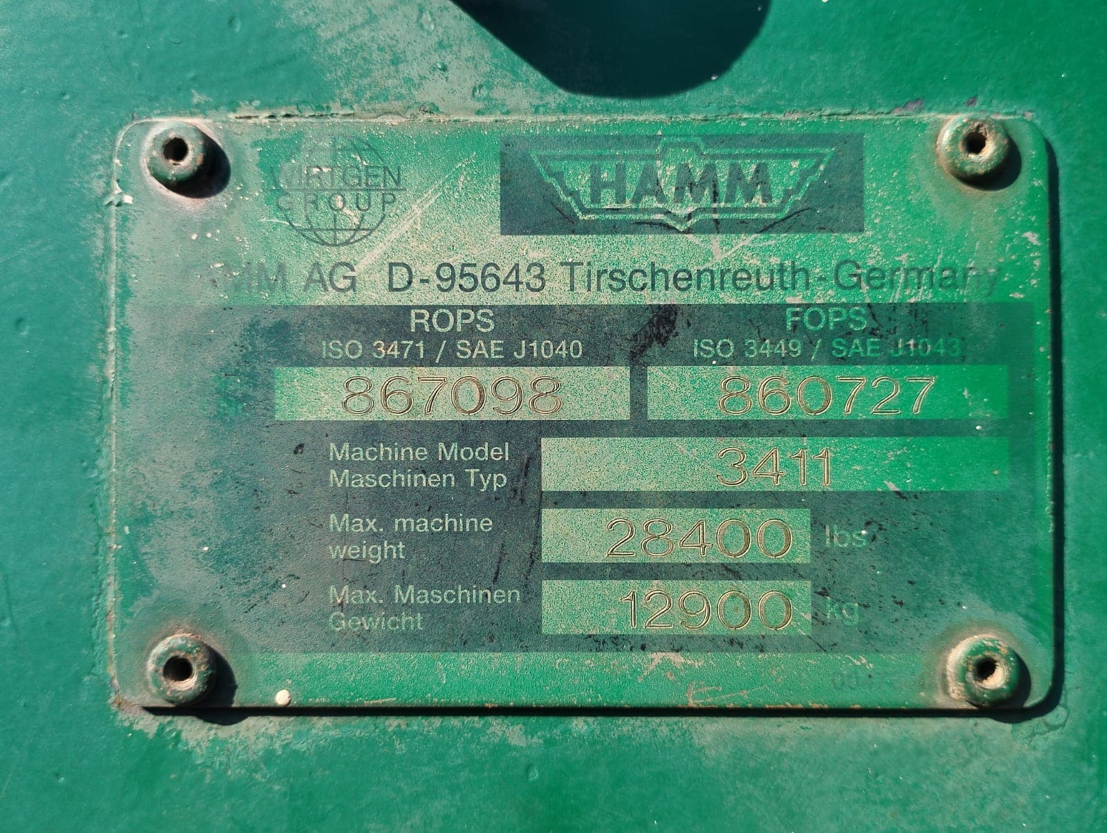Rolo Compactador HAMM 3411 — image 4