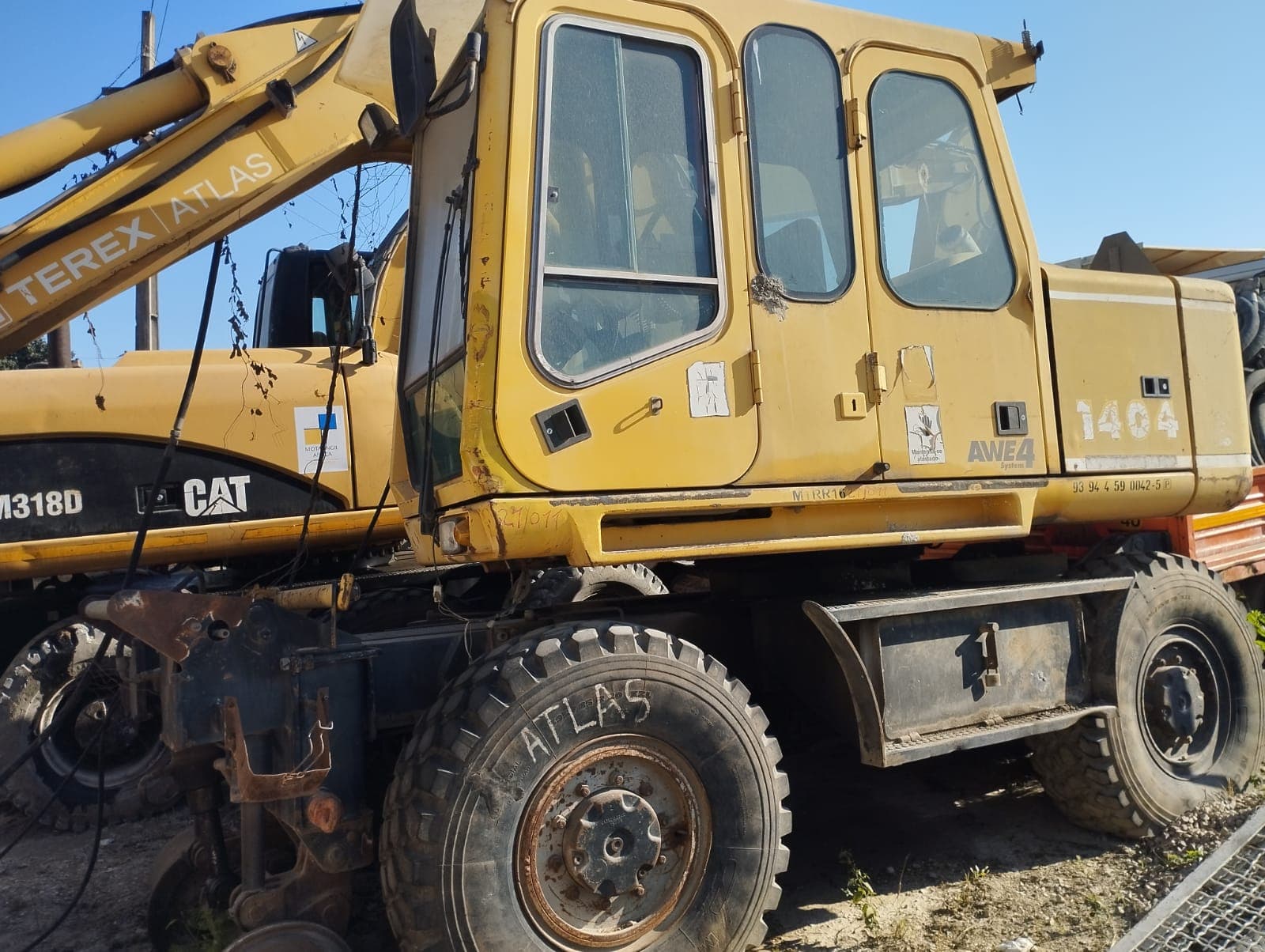 Road-Rail Wheeled Excavator ATLAS 1404 ZW – 2006 | Escavadora Giratória de Pneus R-Route ATLAS 1404 ZW – 2006 — imagem 18