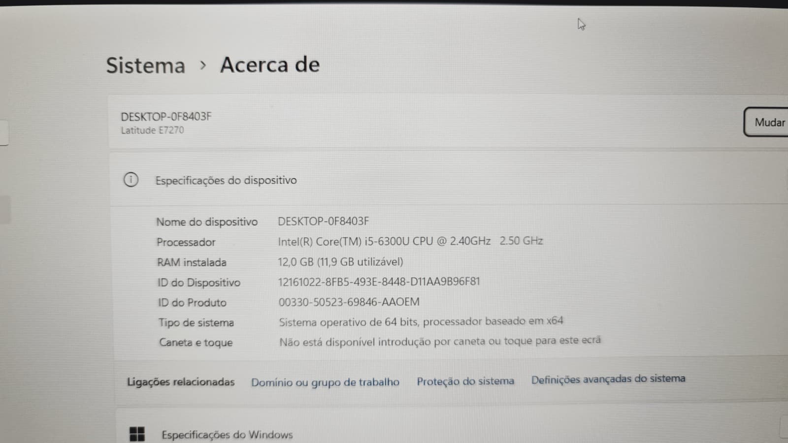 Computador portátil Dell Latitude E7270 — imagem 9