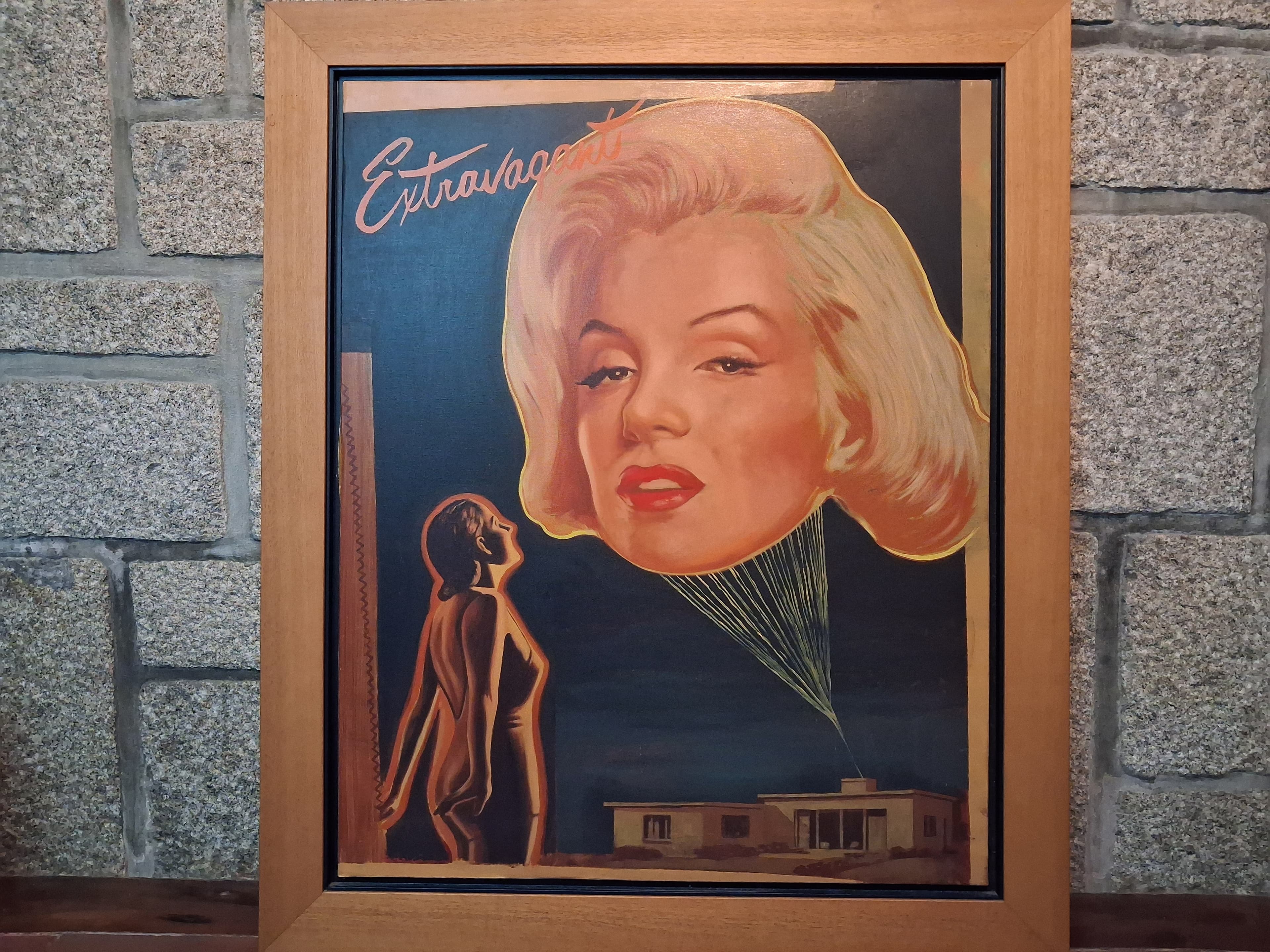 Óleo sobre tela "Extravagant - Marilyn Monroe" · Pedro Pascoinho — image 2