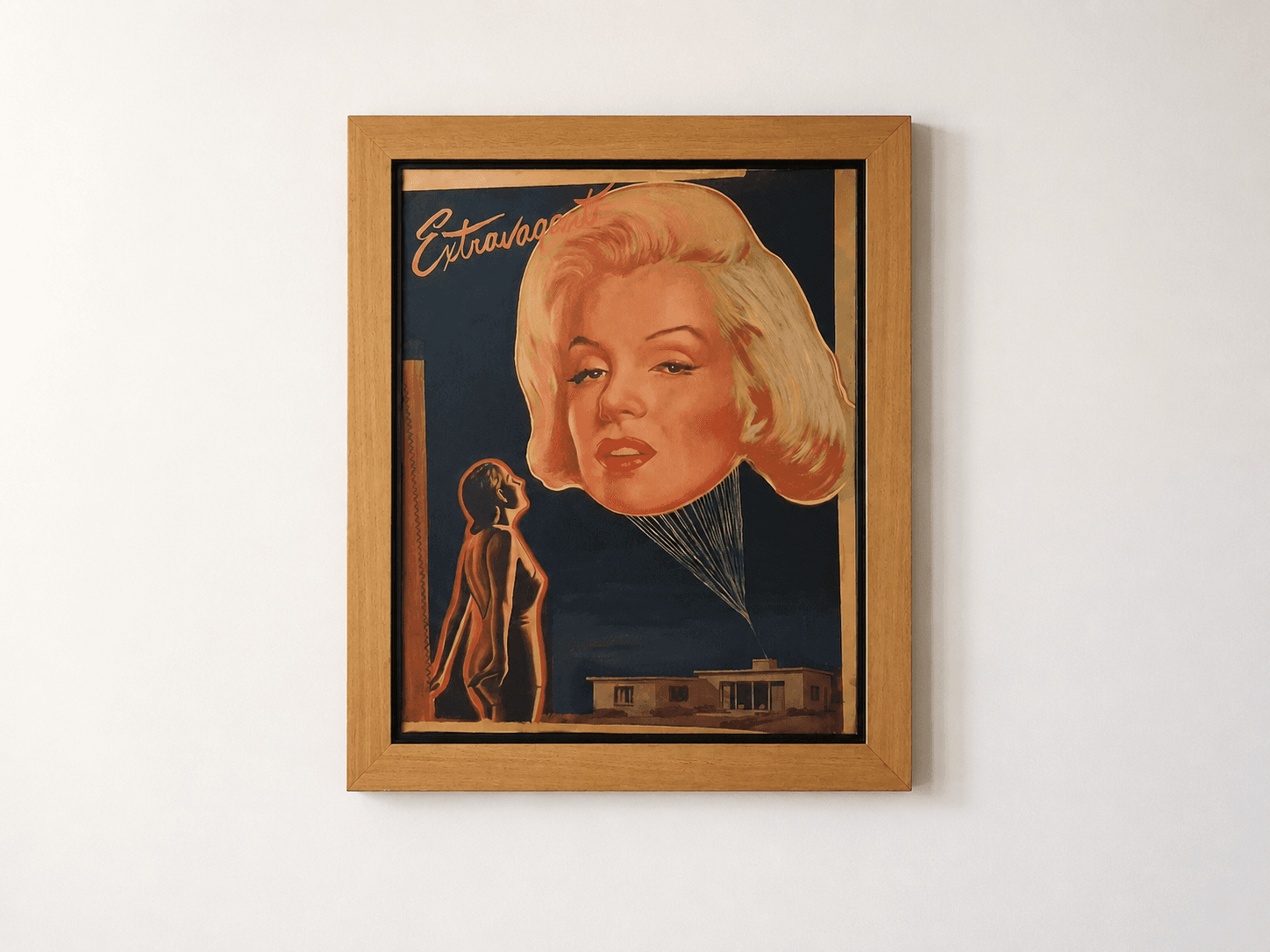 Óleo sobre tela "Extravagant - Marilyn Monroe" · Pedro Pascoinho — image 1