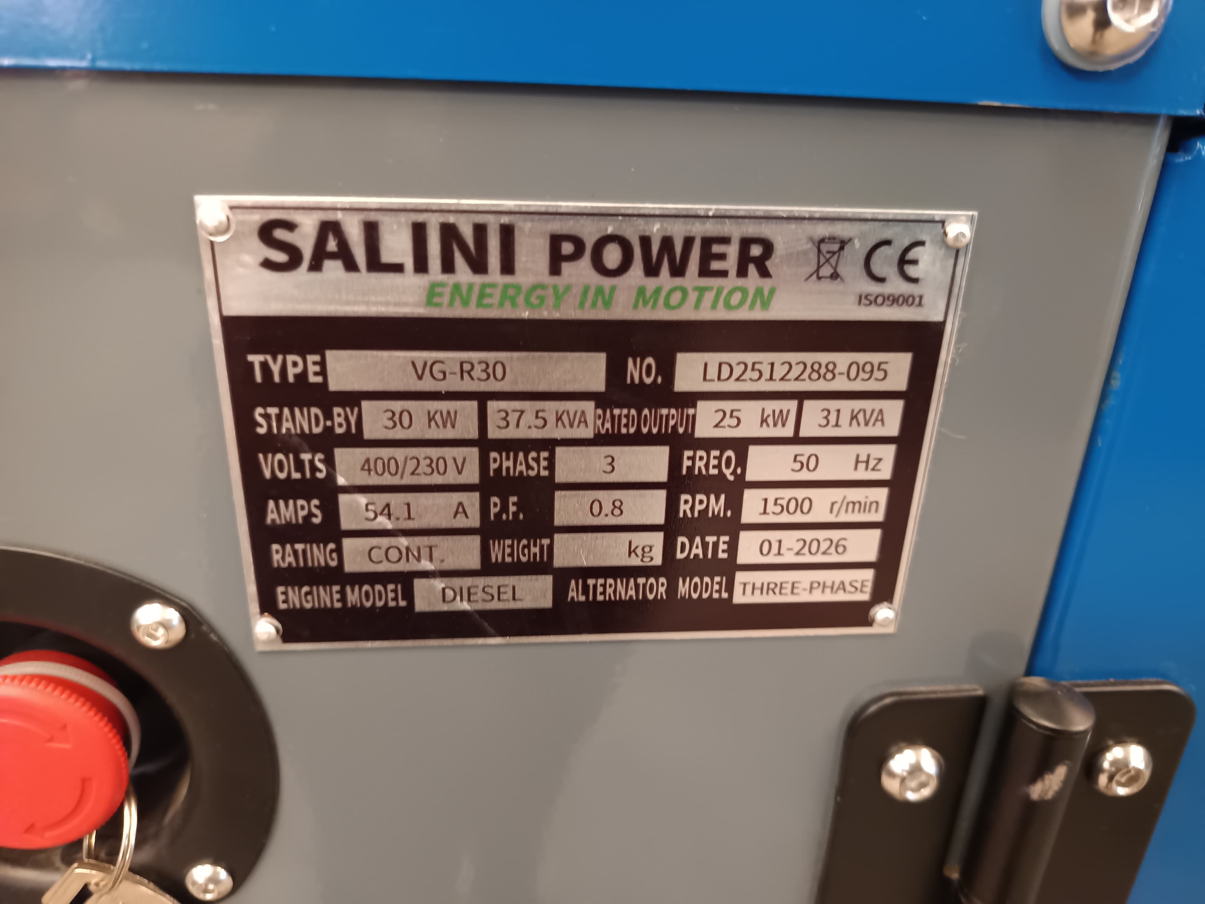 Gerador Salini VG-R30 — imagen 10