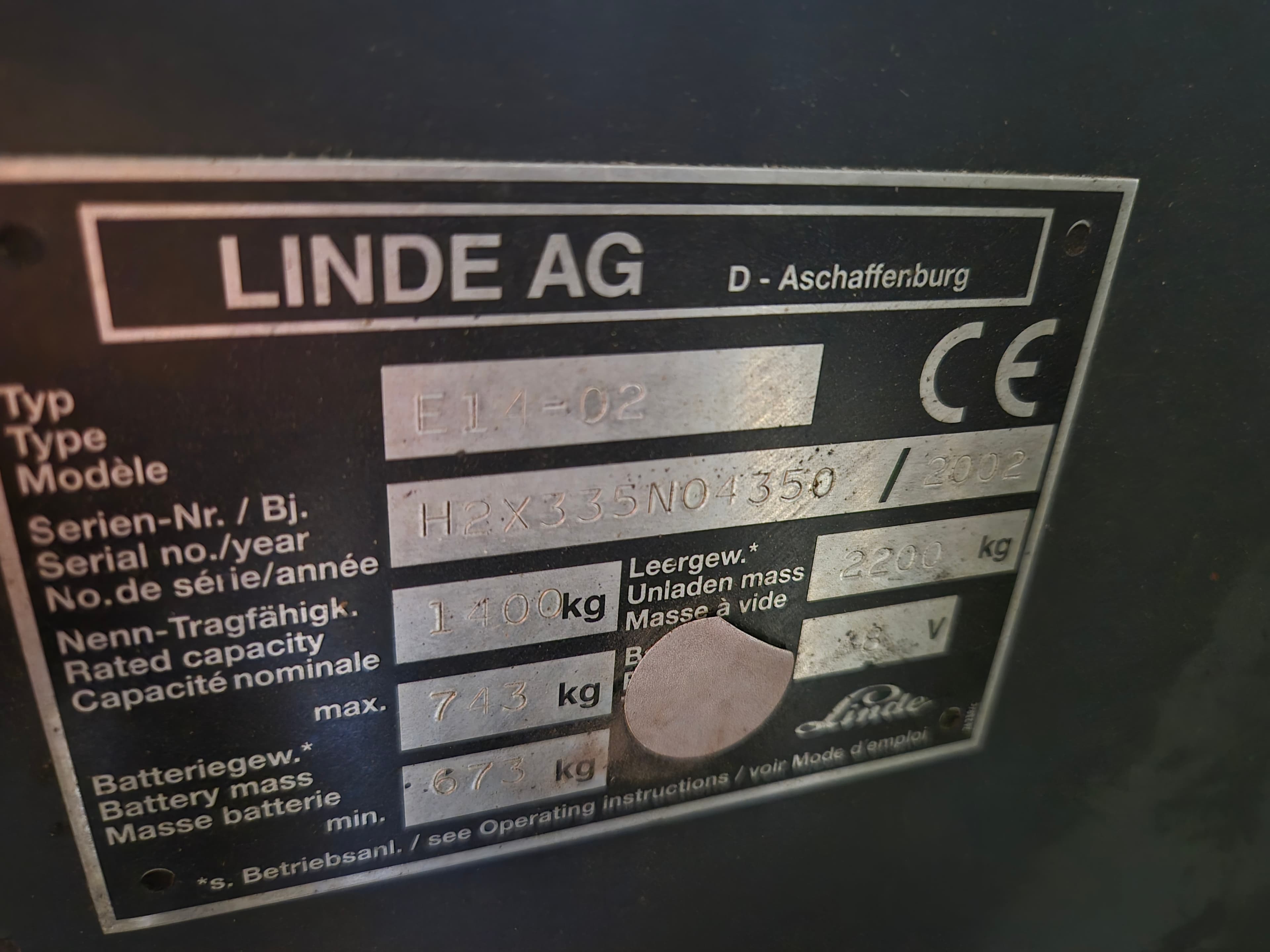 Empilhador Linde · Ano 2002 · 1400 KG — imagem 25