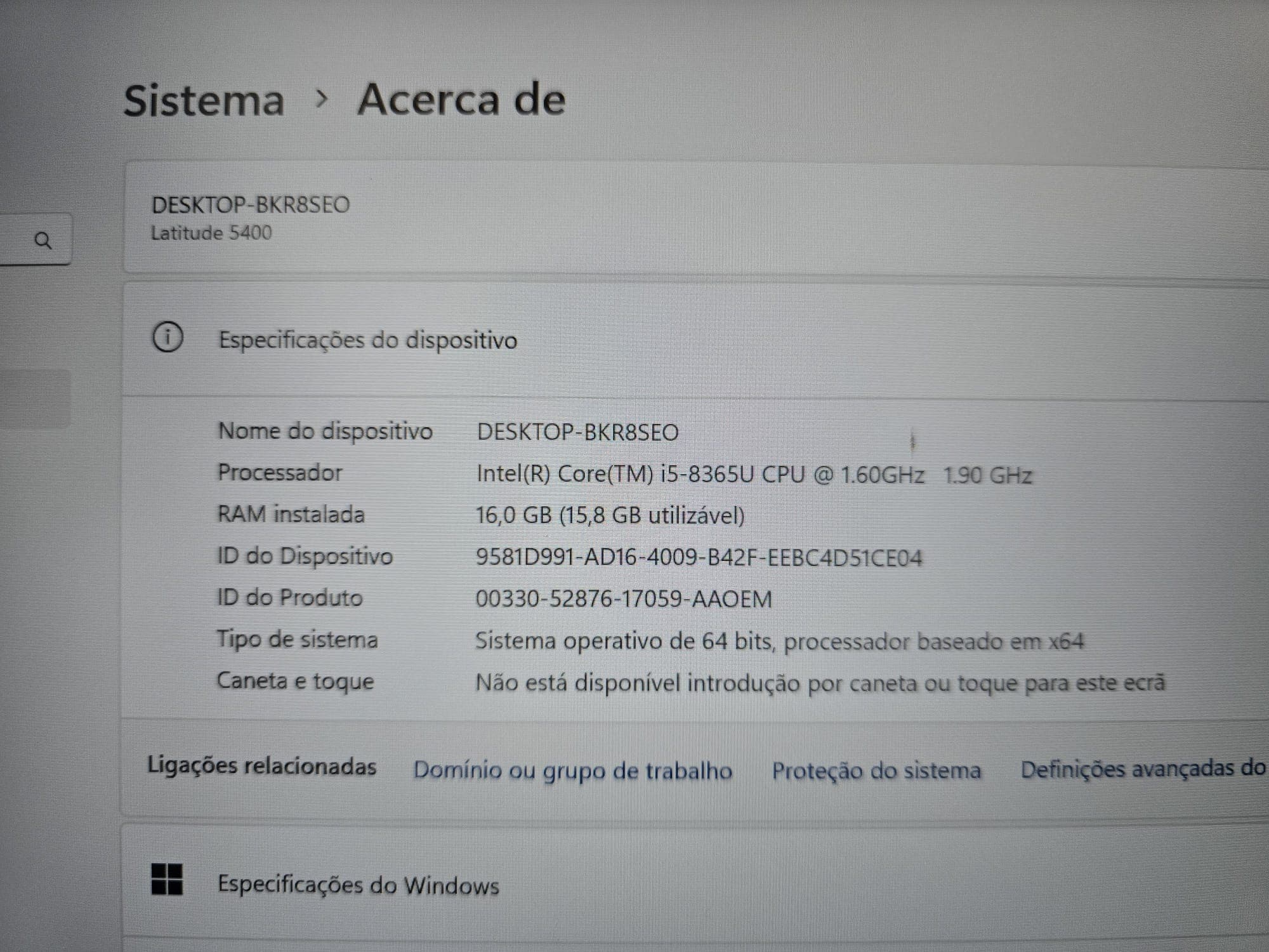 Computador portátil Dell Latitude 5400 — imagem 7