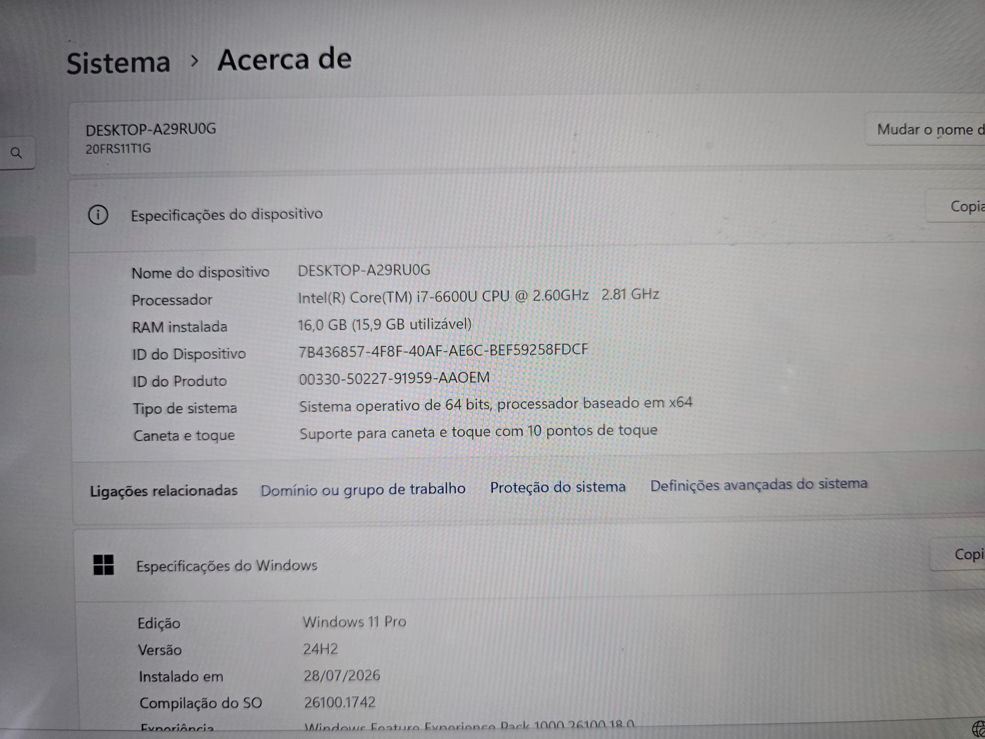 Portátil Lenovo Thinkpad X1Yoga — imagen 10