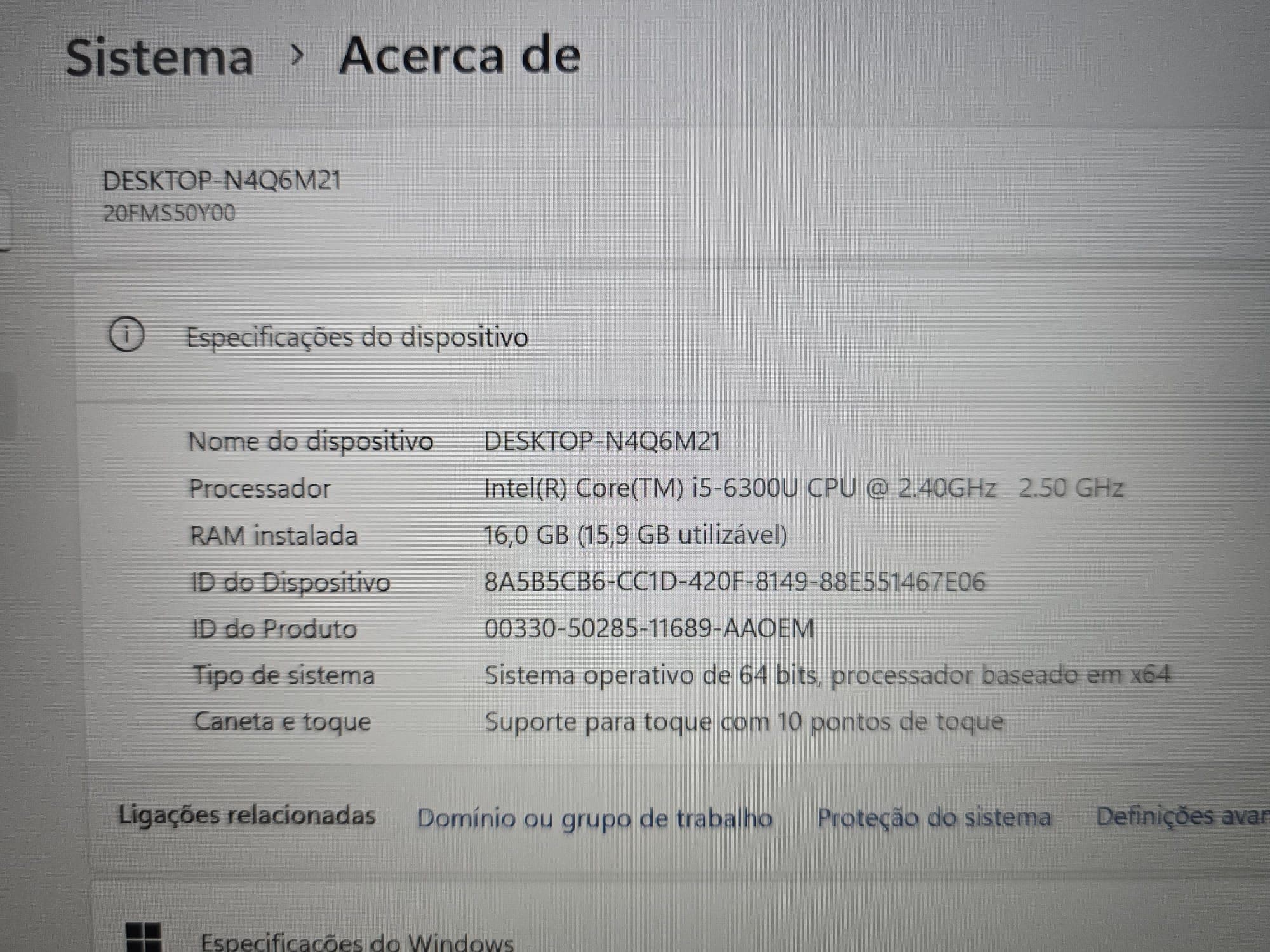 Computador portátil Lenovo Thinkpad T460 — imagem 7